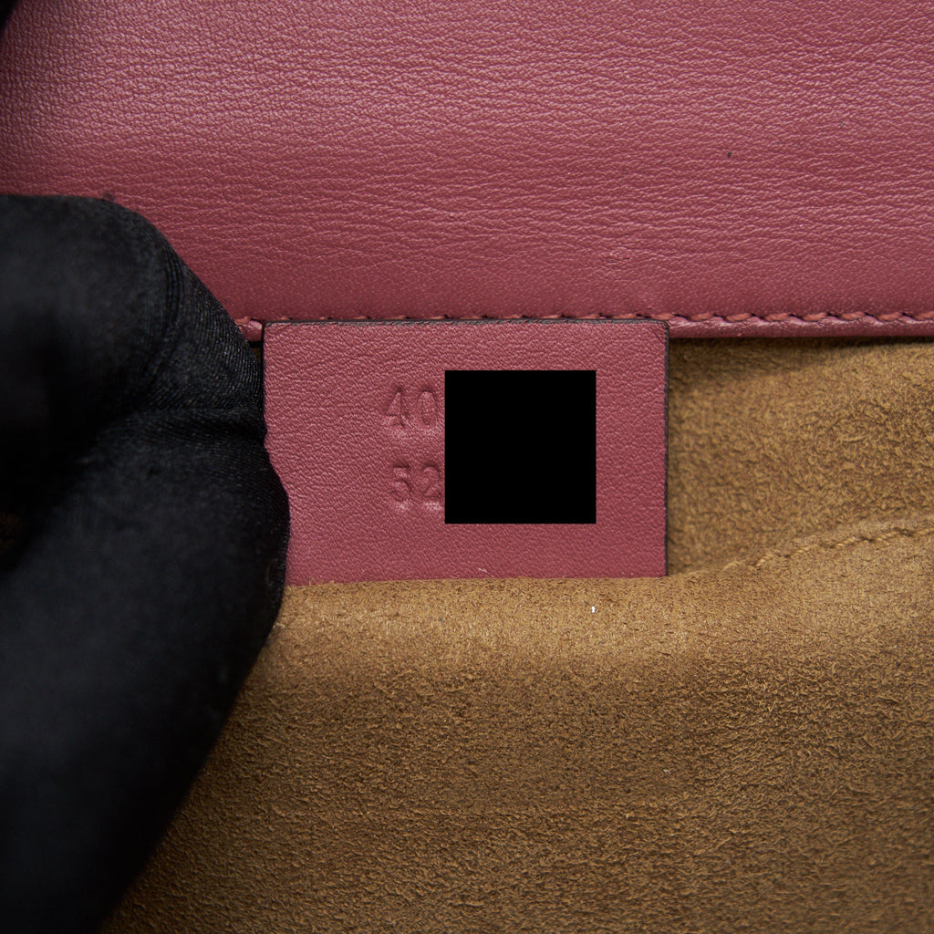GUCCI SMALL PADLOCK PRINT PINK