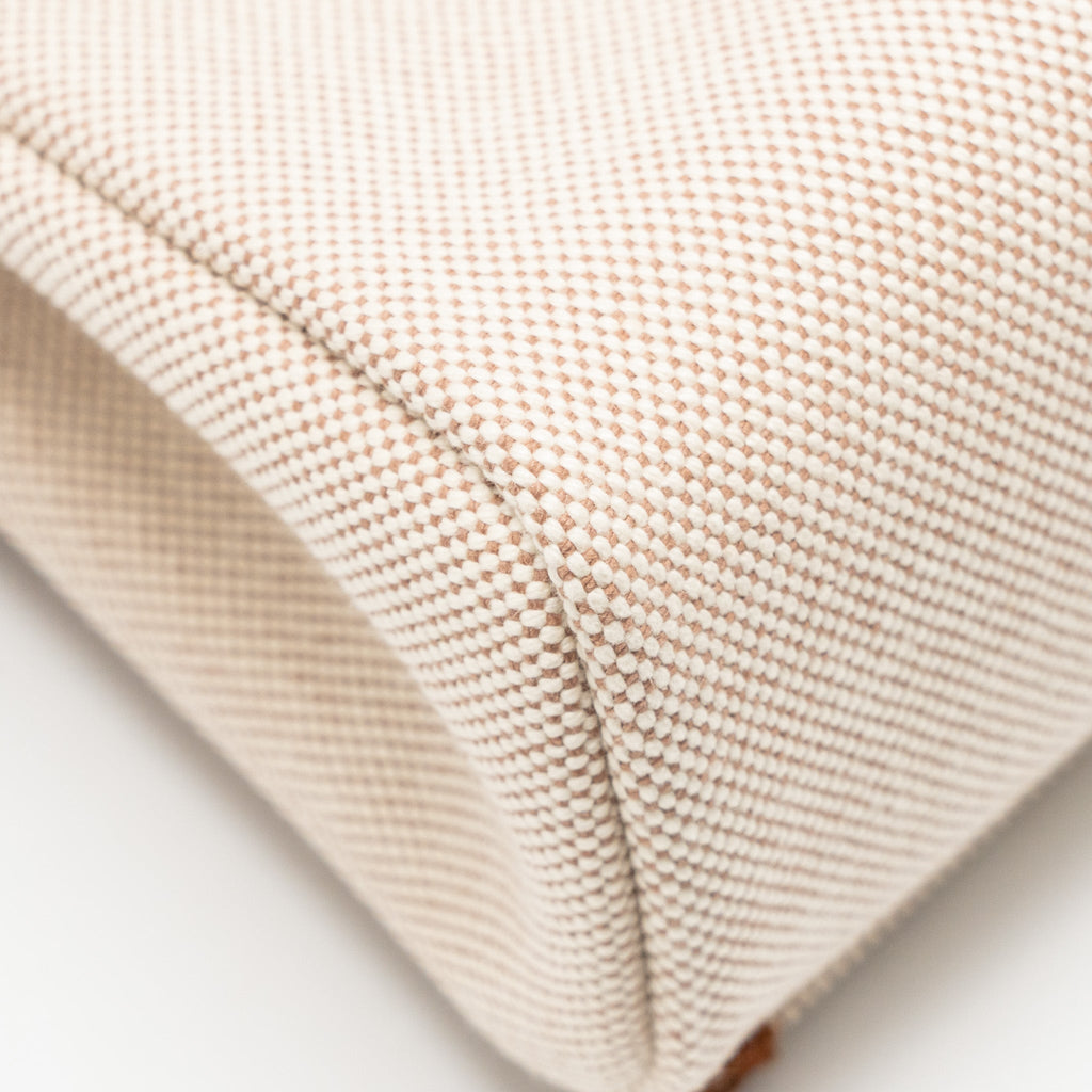 HERMES HERBAG MINI CANVAS/HUNTER ECRU-BEIGE/FAUVE GHW