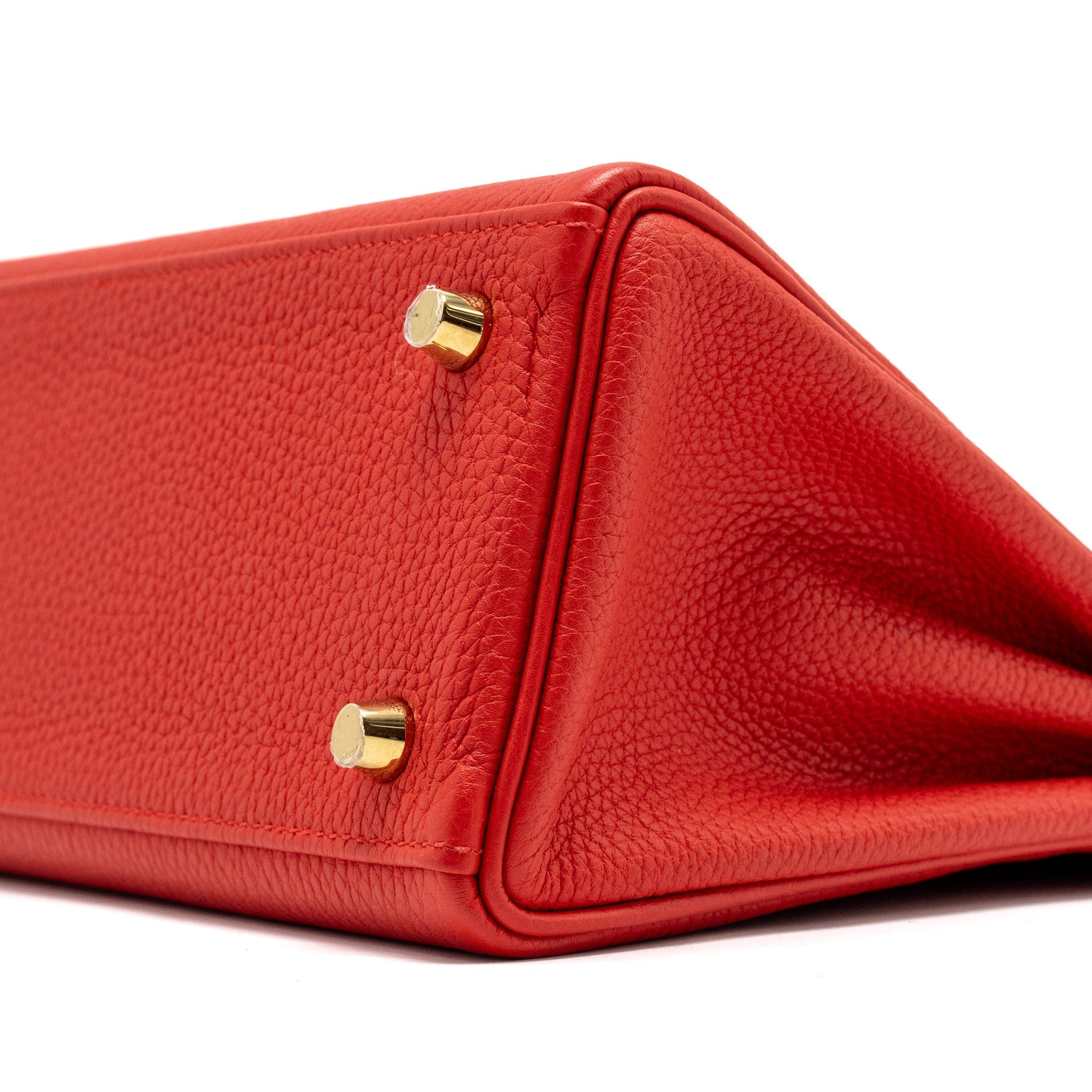 HERMES KELLY 25 TOGO S3 ROUGE DE COEUR GHW
