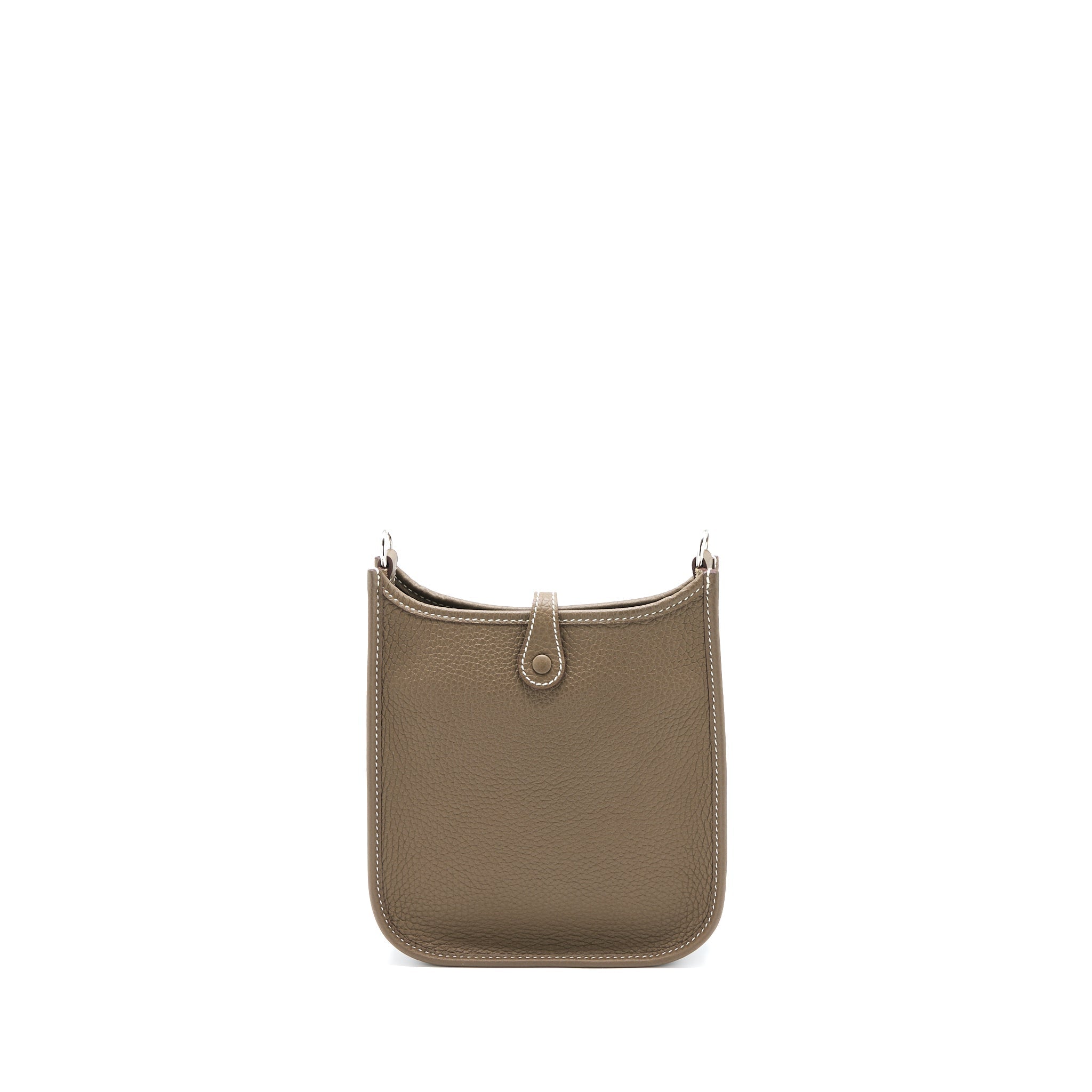HERMES MINI EVELYNE CLEMENCE ETOUPE/BLUE INDIGO SHW