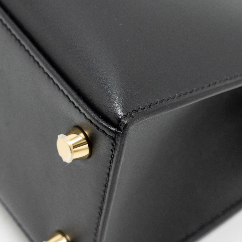 HERMES KELLY 25 SOMBRERO BLACK GHW