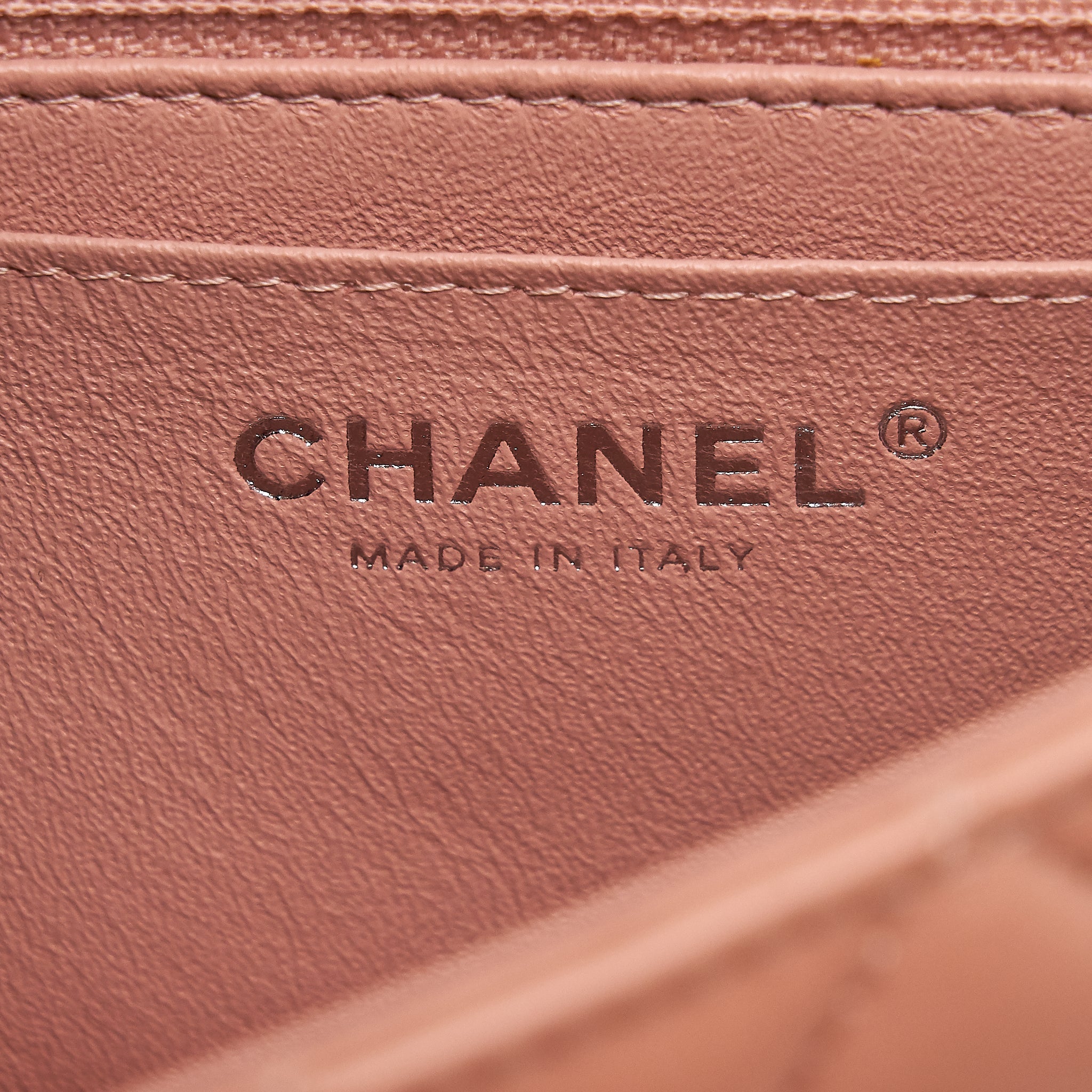 CHANEL MINI RECTANGULAR FLAP BAG LAMBSKIN PINK SHW
