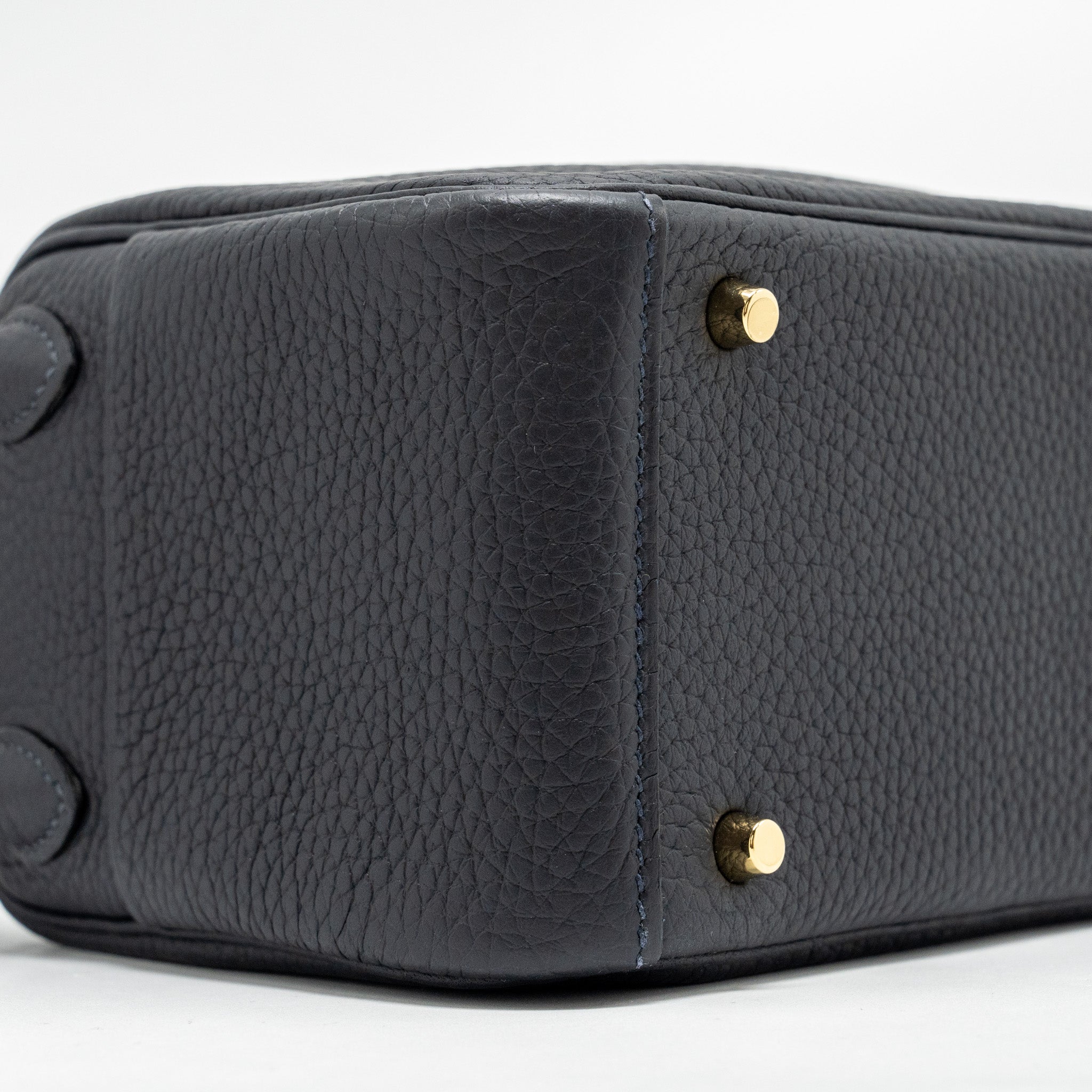 HERMES MINI LINDY CLEMENCE CABAN GHW