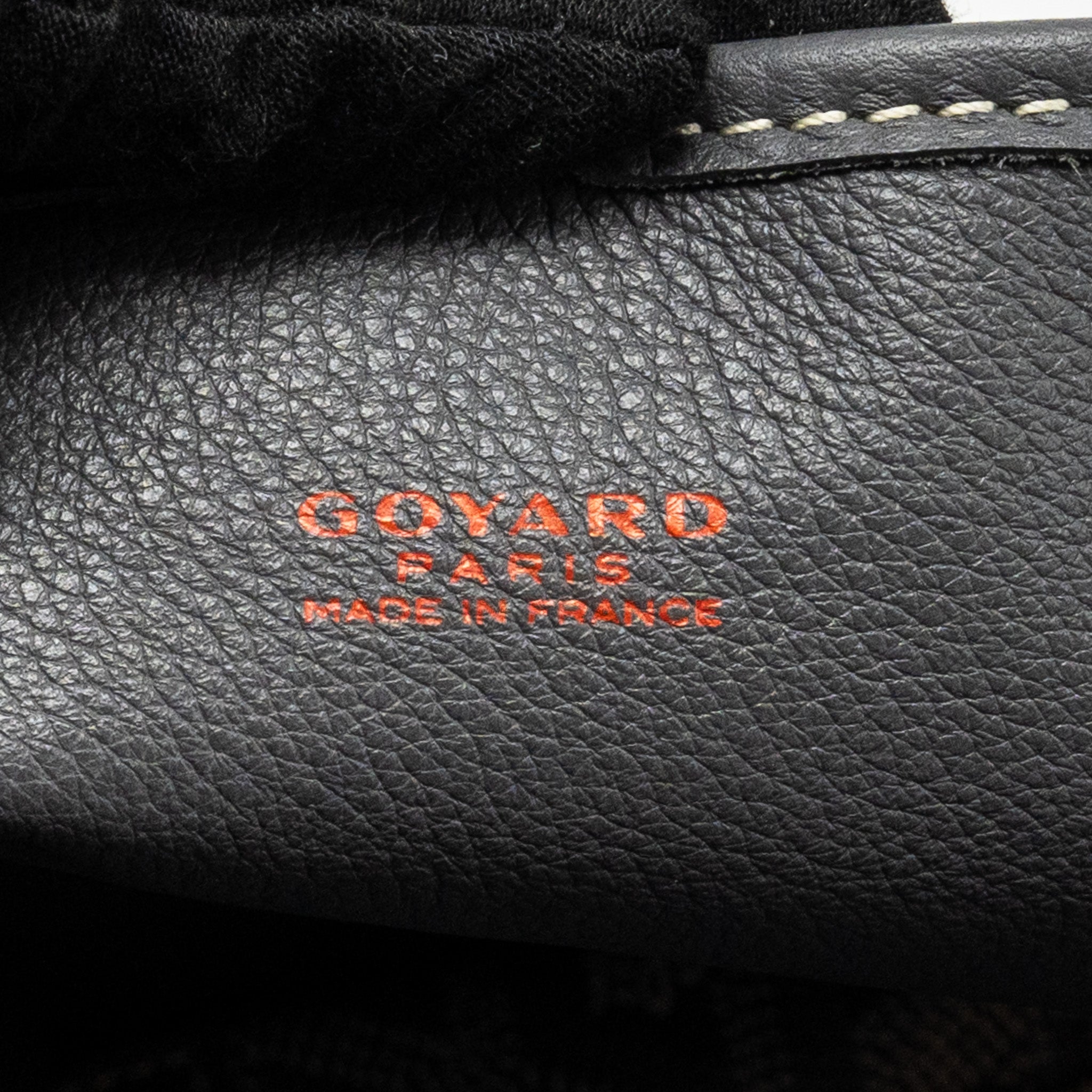 GOYARD MINI ANJOU TOTE BAG GOYARDINE CANVAS/CALFSKIN GREY SHW