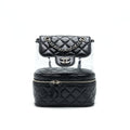 CHANEL TRANSPARENT BACK PACK PVC/LEATHER BACKPACK