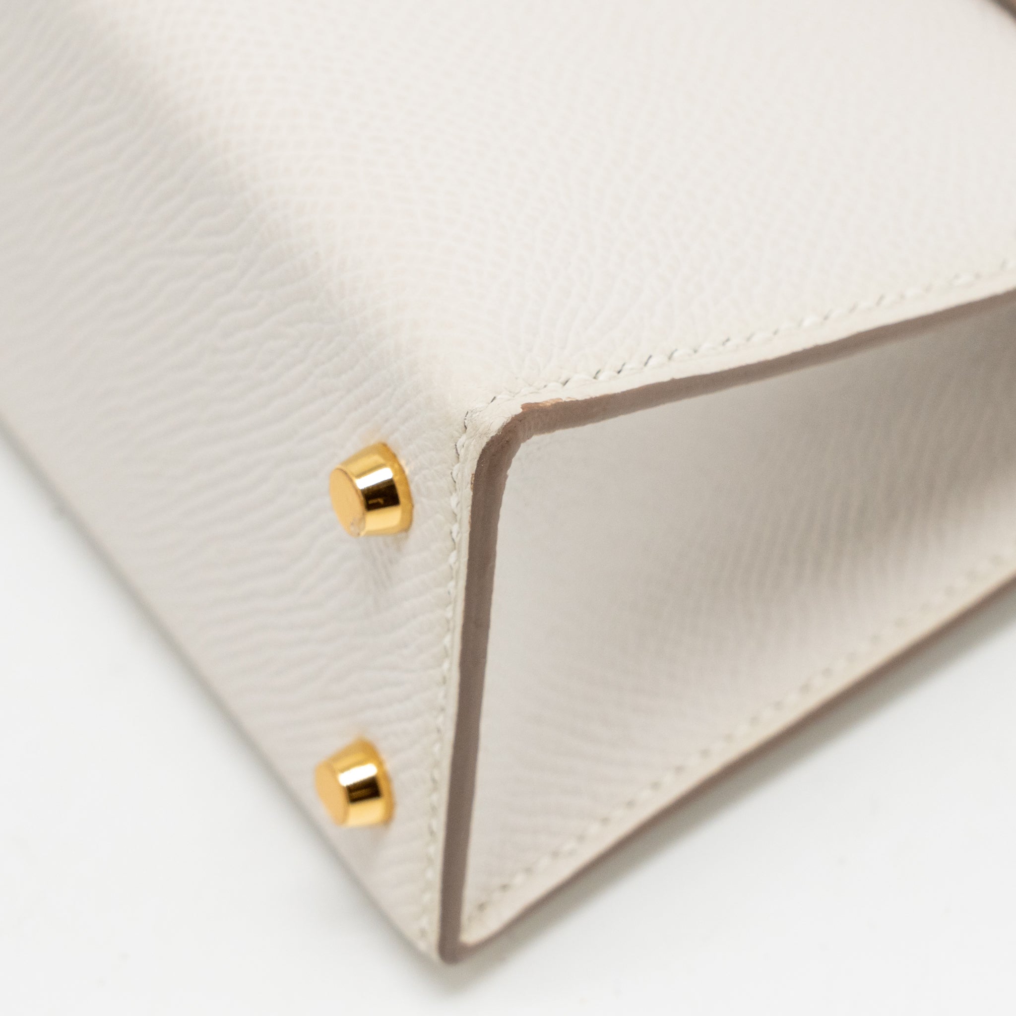 HERMES MINI KELLY II EPSOM GRIS PALE GHW
