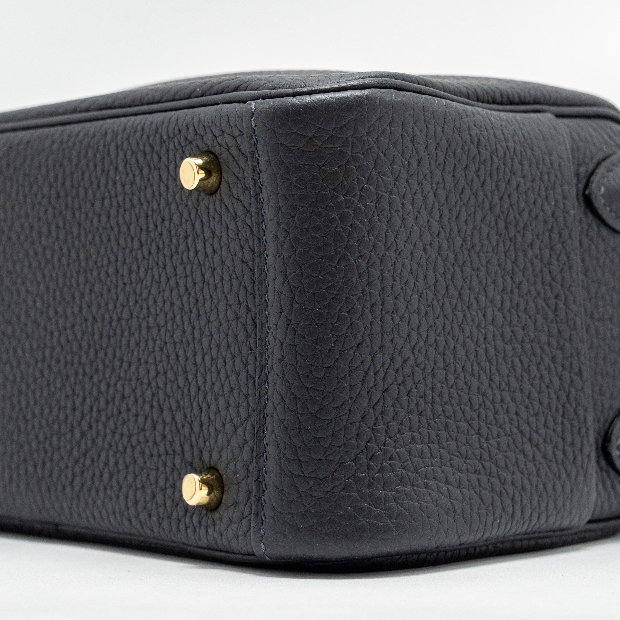 HERMES MINI LINDY CLEMENCE CABAN GHW