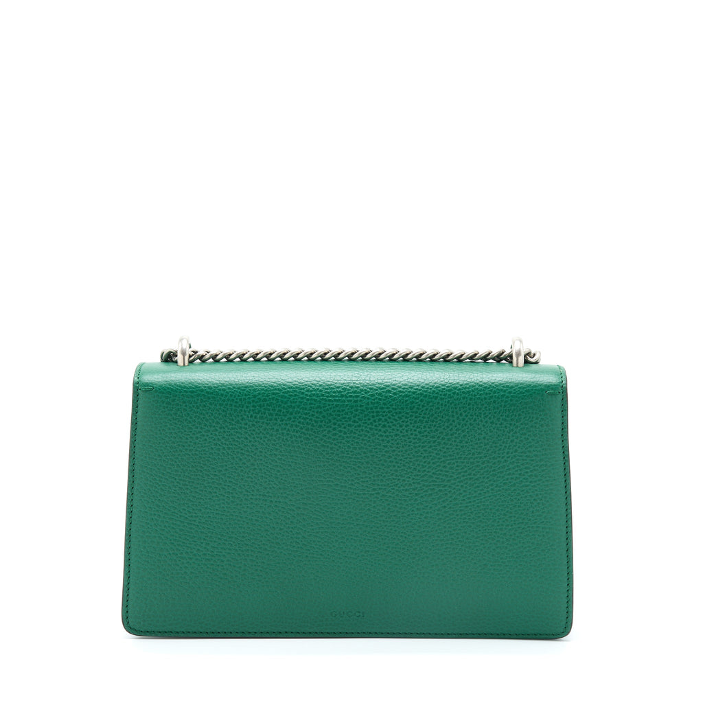 GUCCI SMALL DIONYSUS BAG GREEN MULTICOLOUR HARDWARE