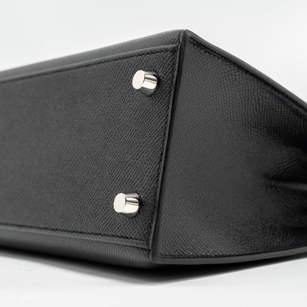 HERMES KELLY 25 EPSOM BLACK SHW
