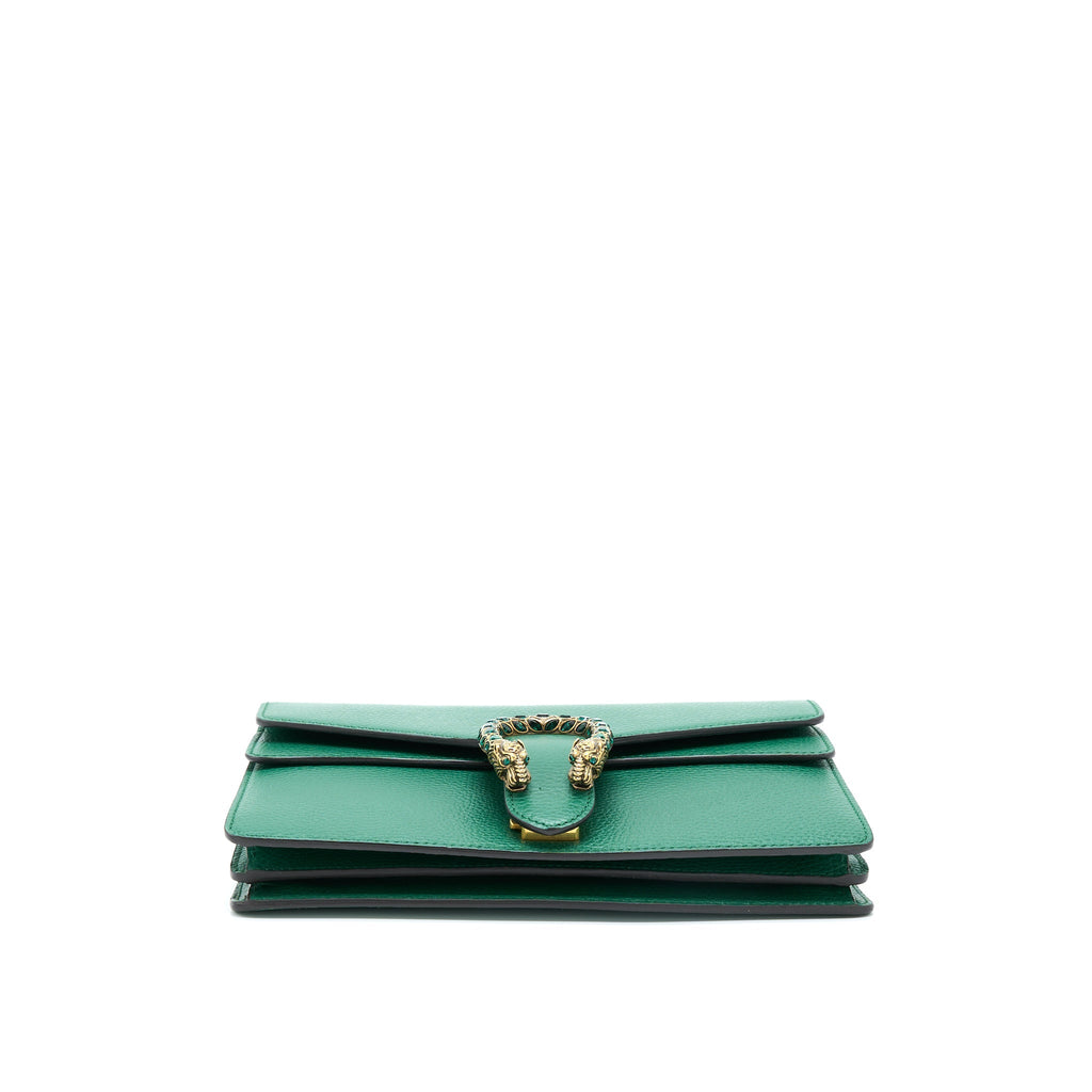 GUCCI SMALL DIONYSUS BAG GREEN MULTICOLOUR HARDWARE