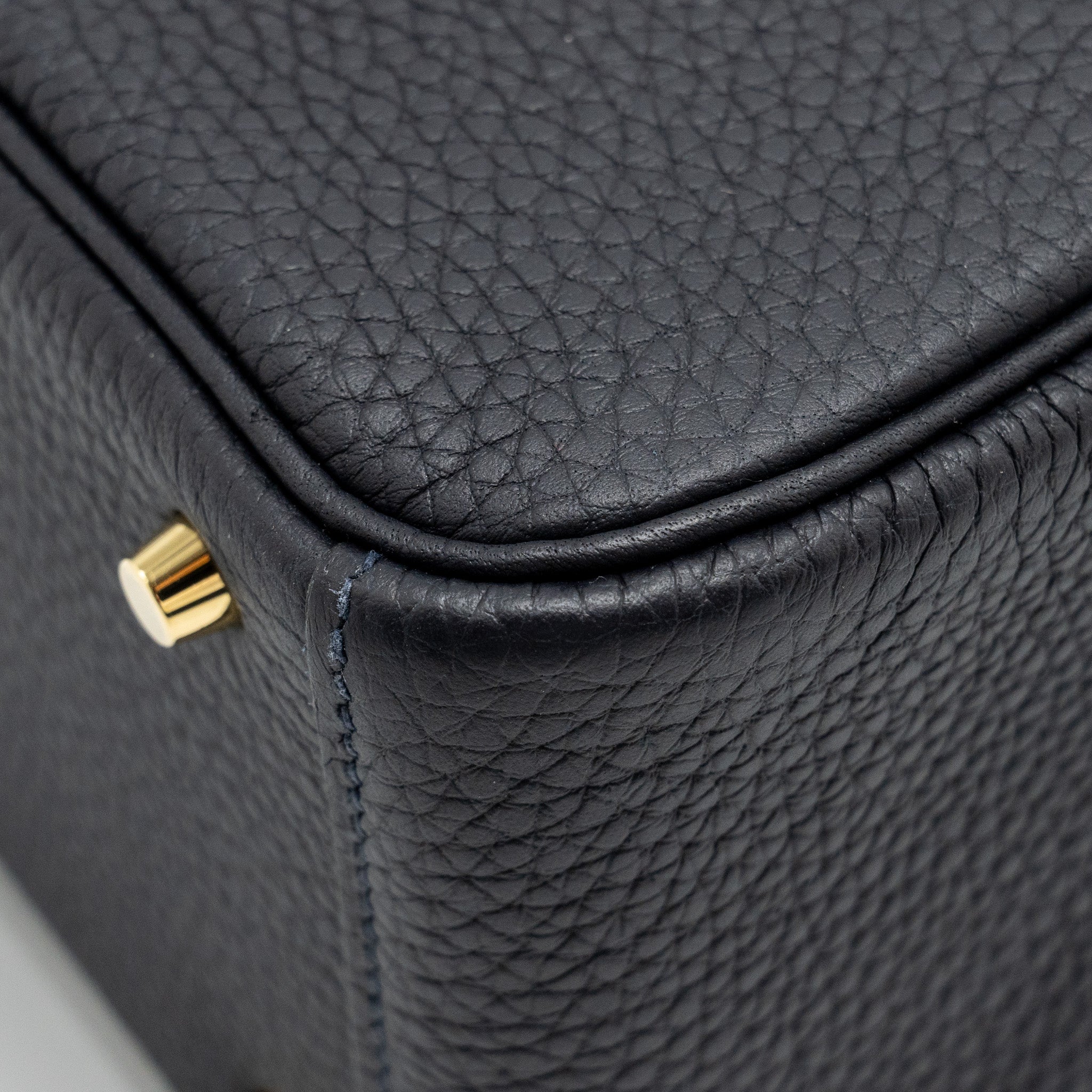 HERMES MINI LINDY CLEMENCE CABAN GHW
