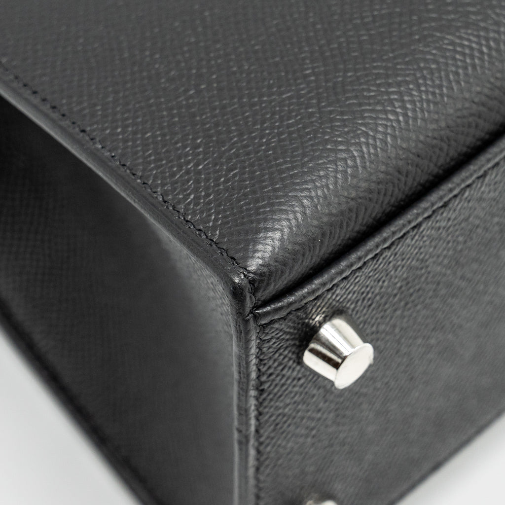 HERMES KELLY 25 EPSOM BLACK SHW