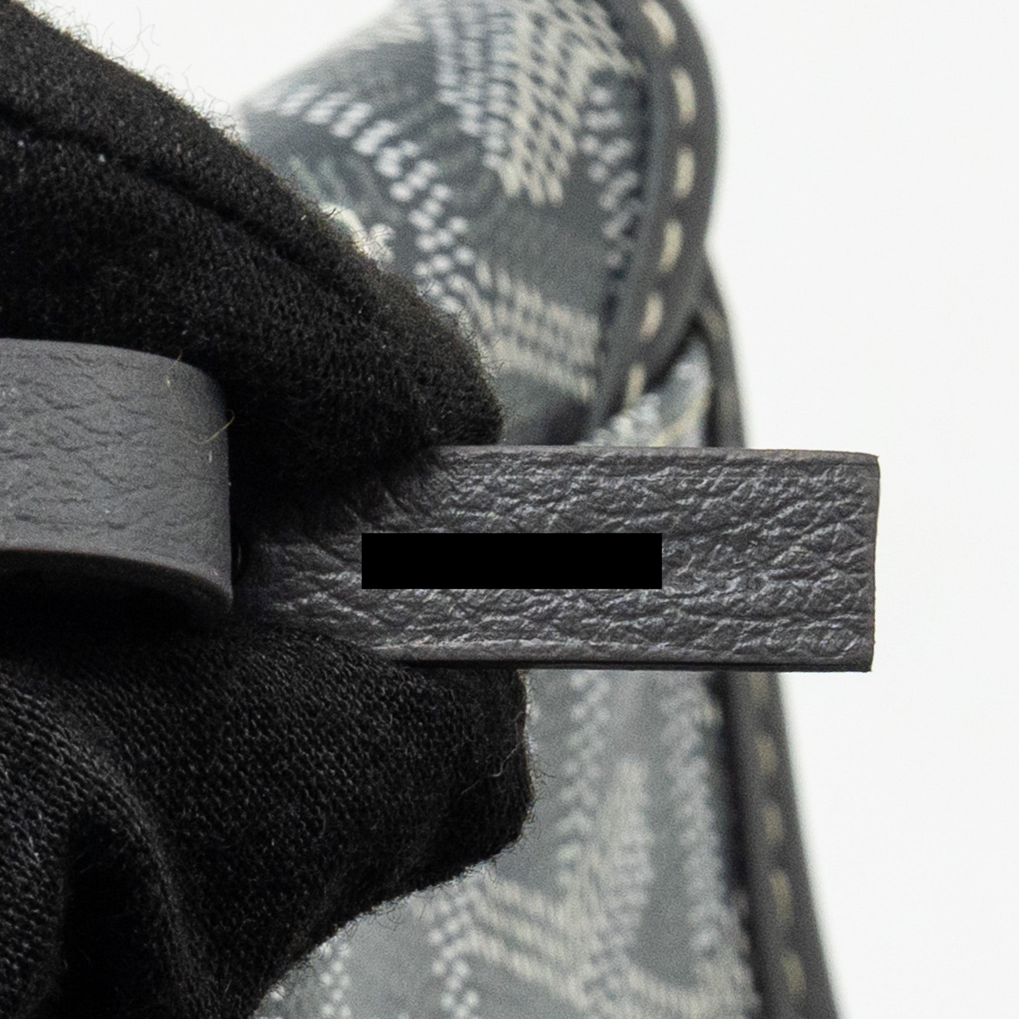 GOYARD MINI ANJOU TOTE BAG GOYARDINE CANVAS/CALFSKIN GREY SHW
