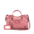 BALENCIAGA CLASSIC CITY BAG IN PINK