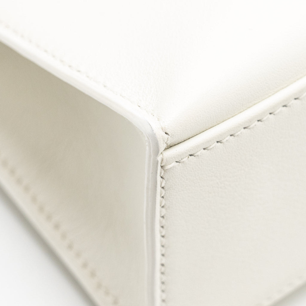 HERMES KELLY POCHETTE SWIFT 01 BLANC GHW