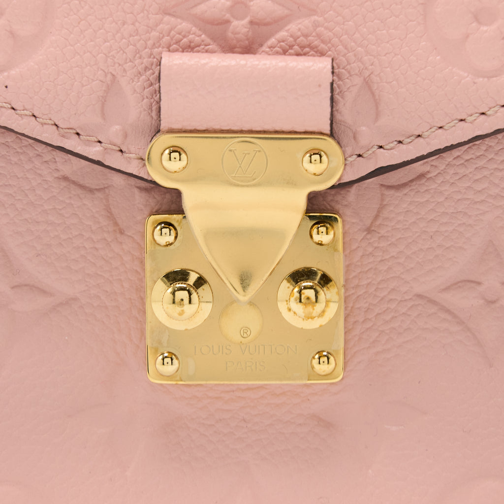 LOUIS VUITTON POCHETTE MÉTIS MONOGRAM EMPREINTE PINK GHW