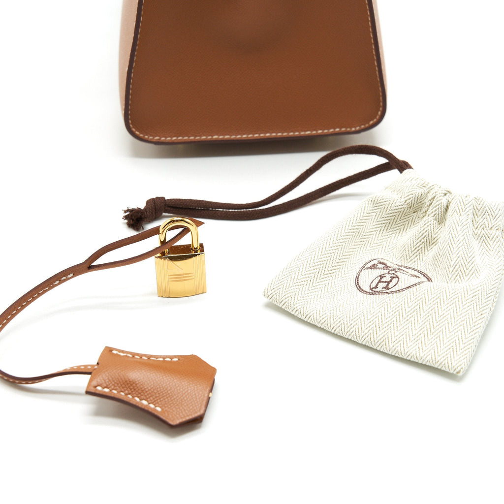 HERMES BIRKIN 25 SELLIER MADAME GOLD GHW