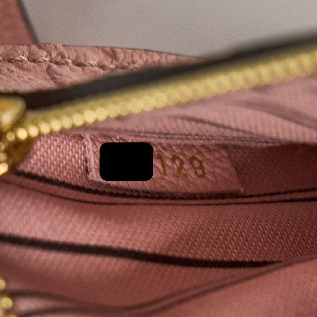 LOUIS VUITTON POCHETTE MÉTIS MONOGRAM EMPREINTE PINK GHW