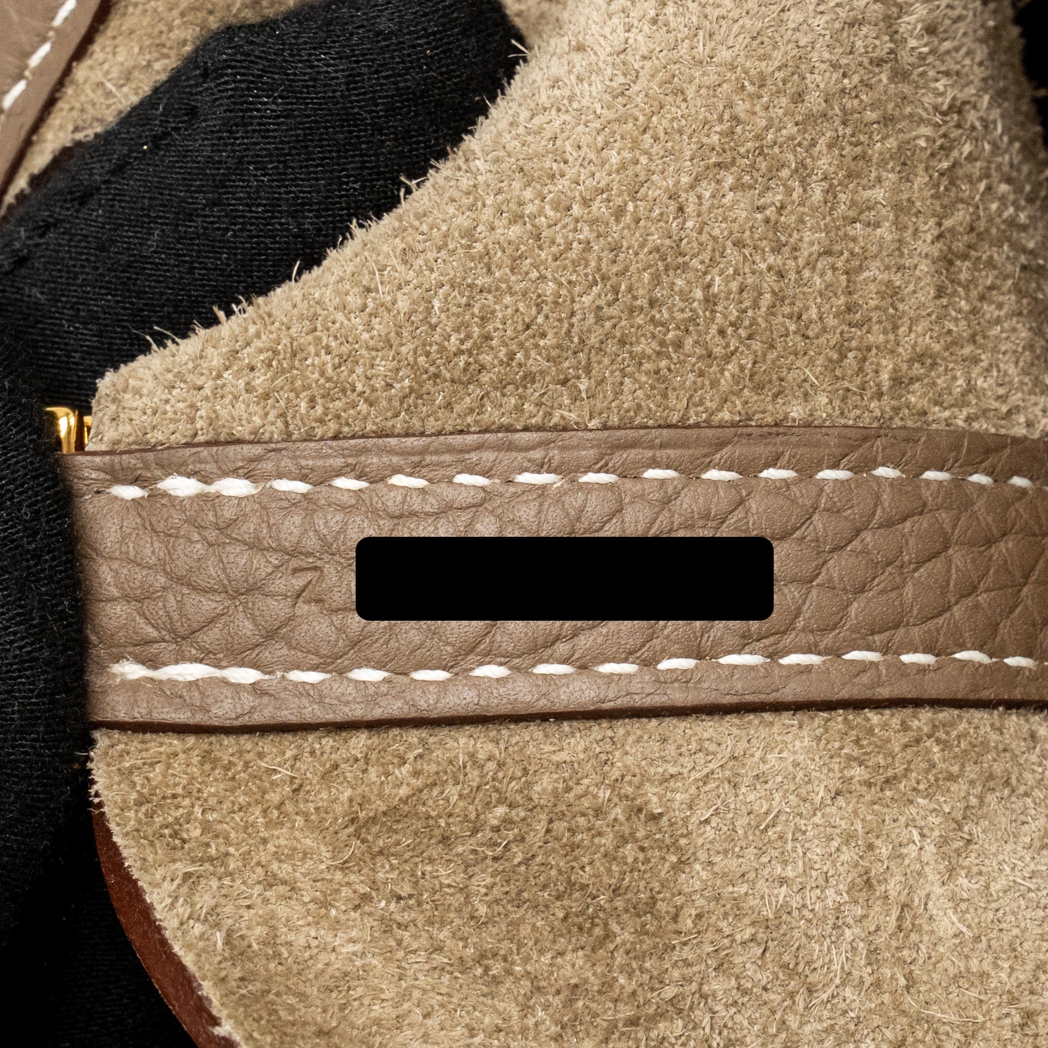 HERMES PICTON 18 LOCK BAG CLEMENCE ETOUPE GHW
