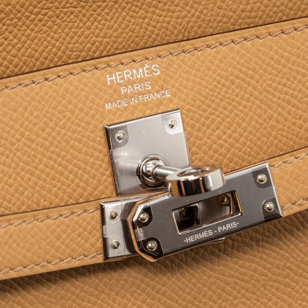 HERMES KELLY 25 EPSOM 4B BISCUIT SHW