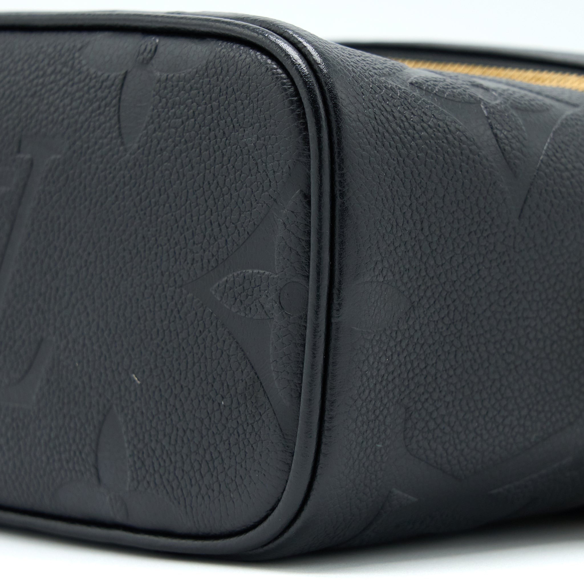 LOUIS VUITTON VANITY PM MONOGRAM EMPREINTE CALFSKIN BLACK GHW