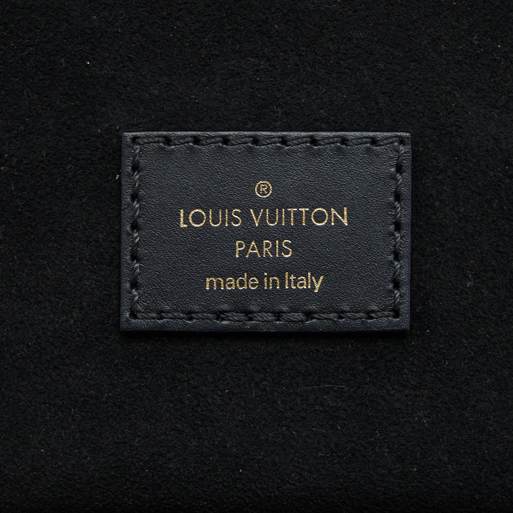 LOUIS VUITTON VANITY PM MONOGRAM EMPREINTE CALFSKIN BLACK GHW