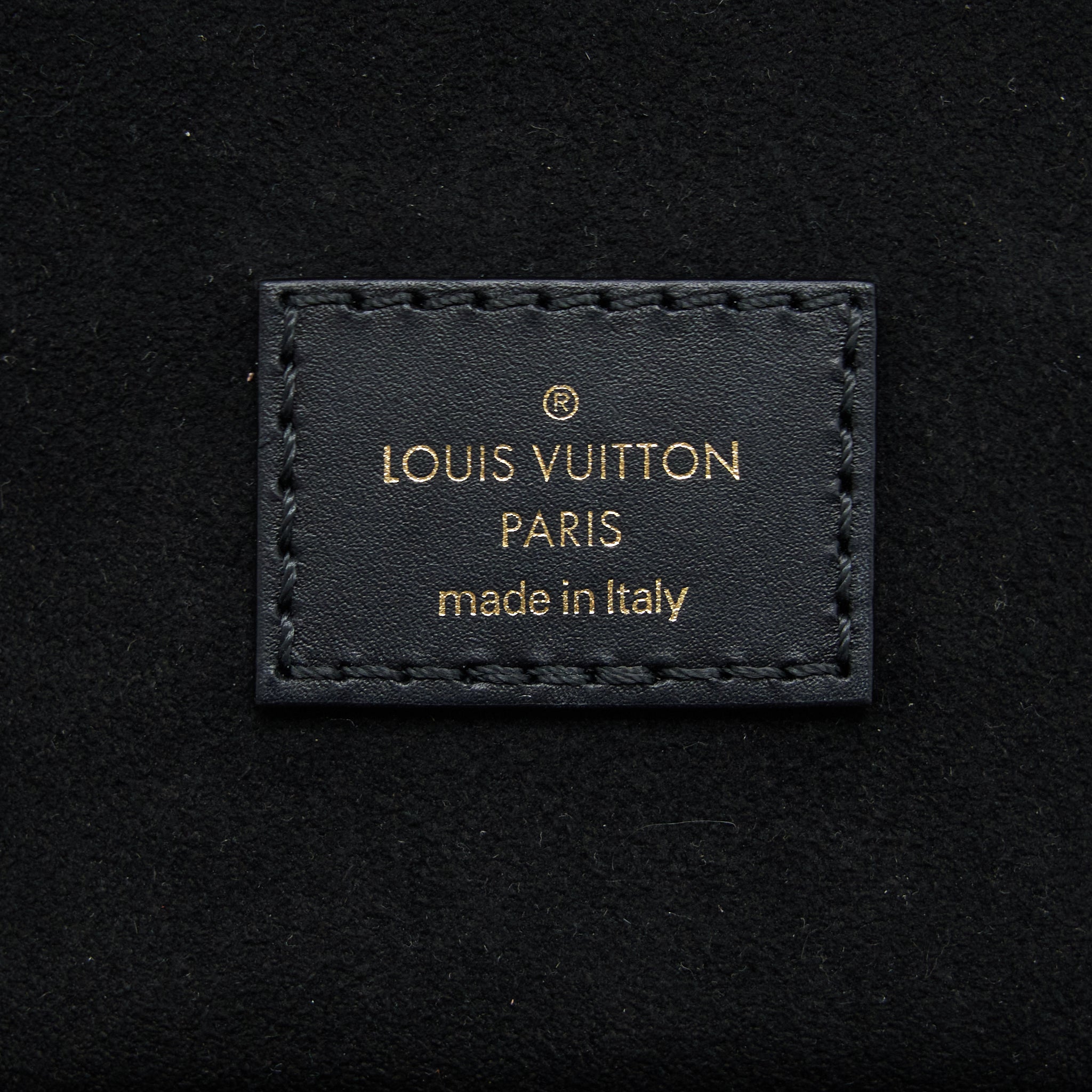 LOUIS VUITTON VANITY PM MONOGRAM EMPREINTE CALFSKIN BLACK GHW