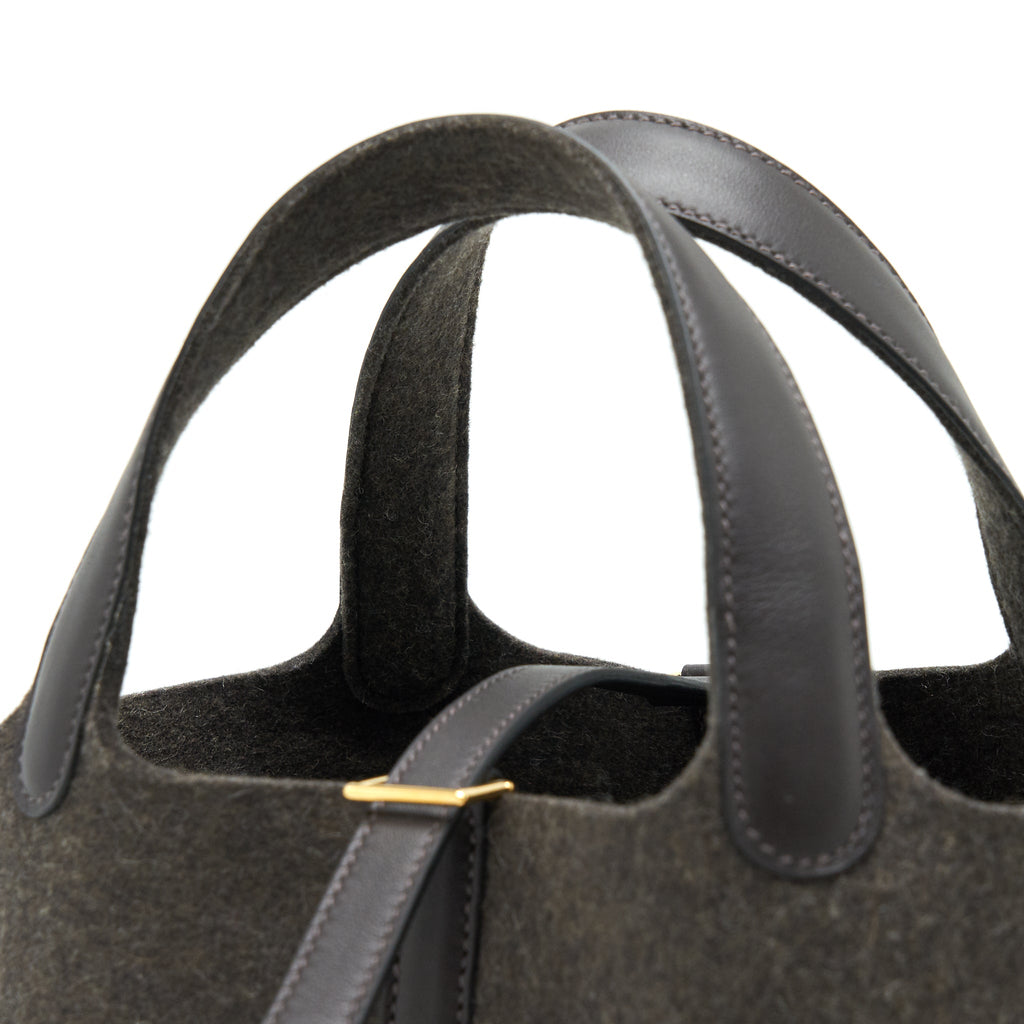 HERMES FELT PICOTIN 18 LOCK BAG GHW