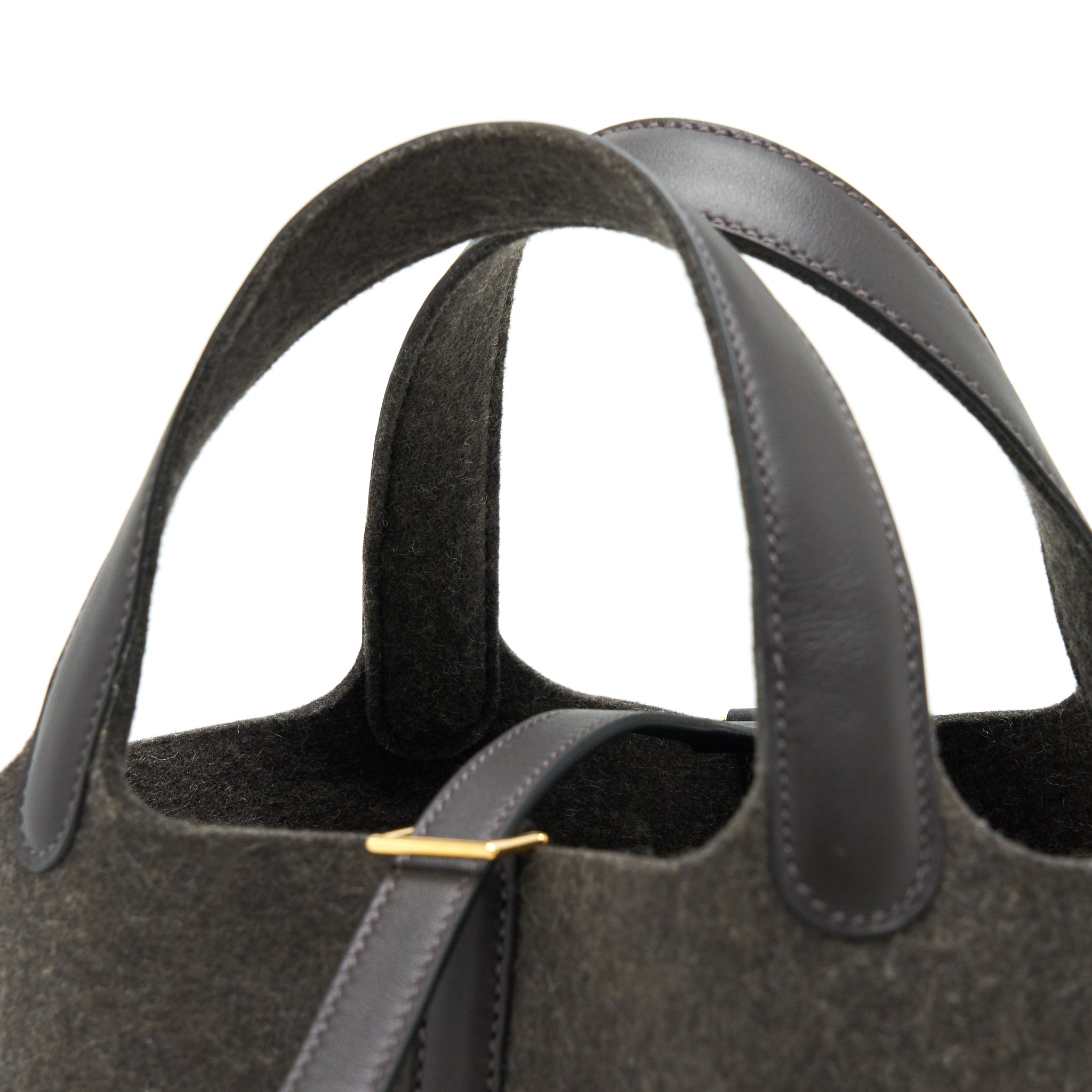 HERMES FELT PICOTIN 18 LOCK BAG GHW