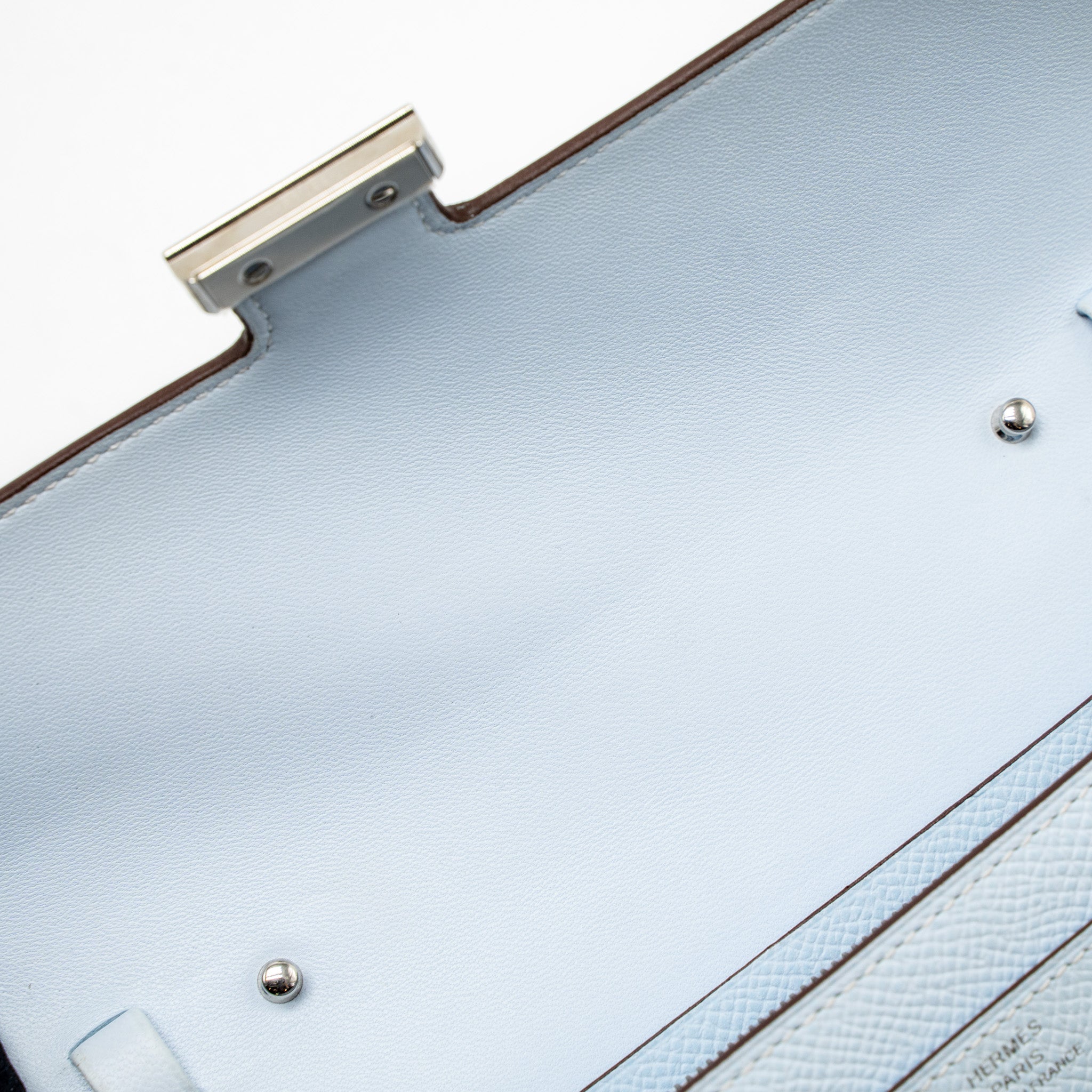 HERMES CONSTANCE TO GO EPSOM BLUE BRUME SHW