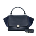 CELINE TRAPEZE BAG NAVY WITH SHW