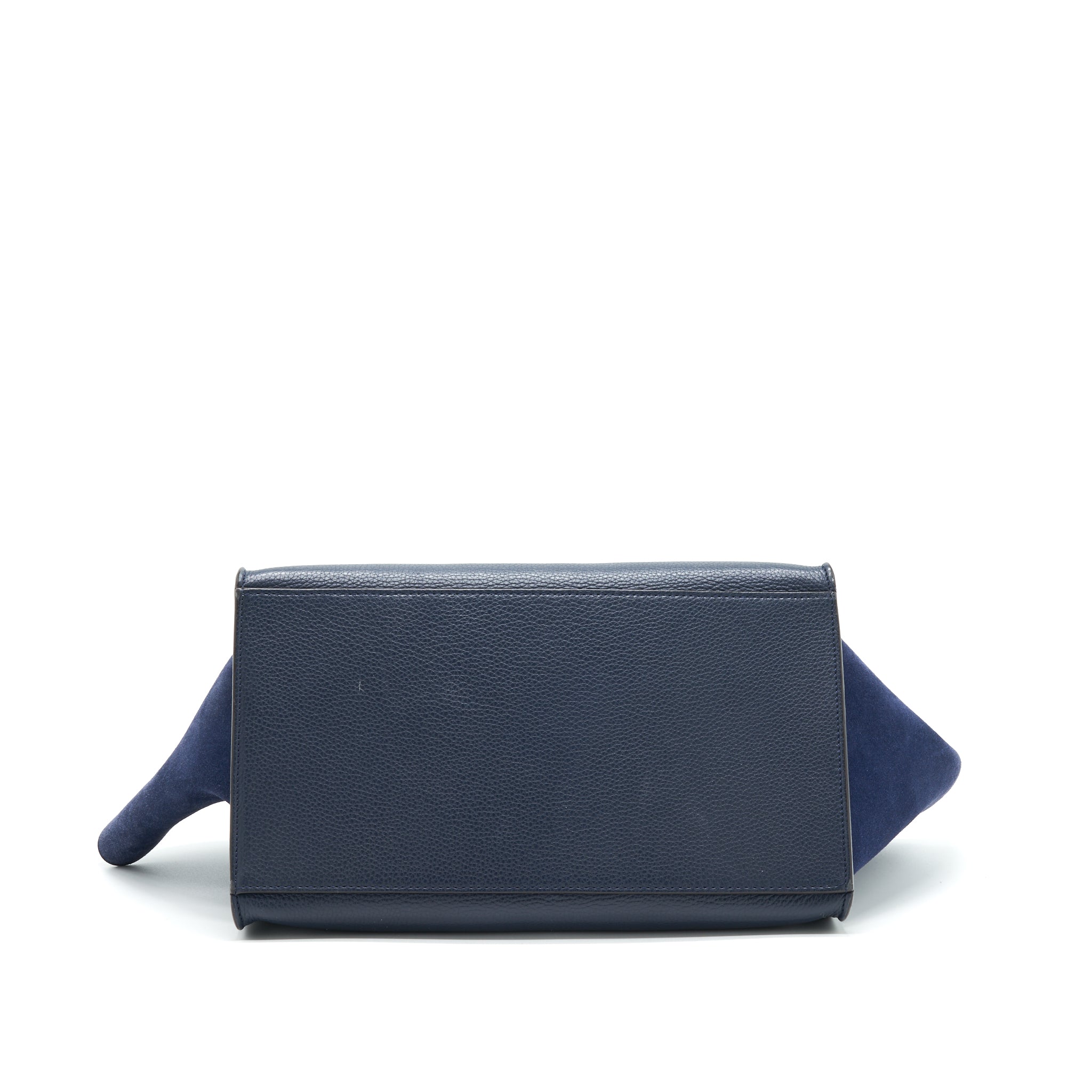 CELINE TRAPEZE BAG NAVY WITH SHW