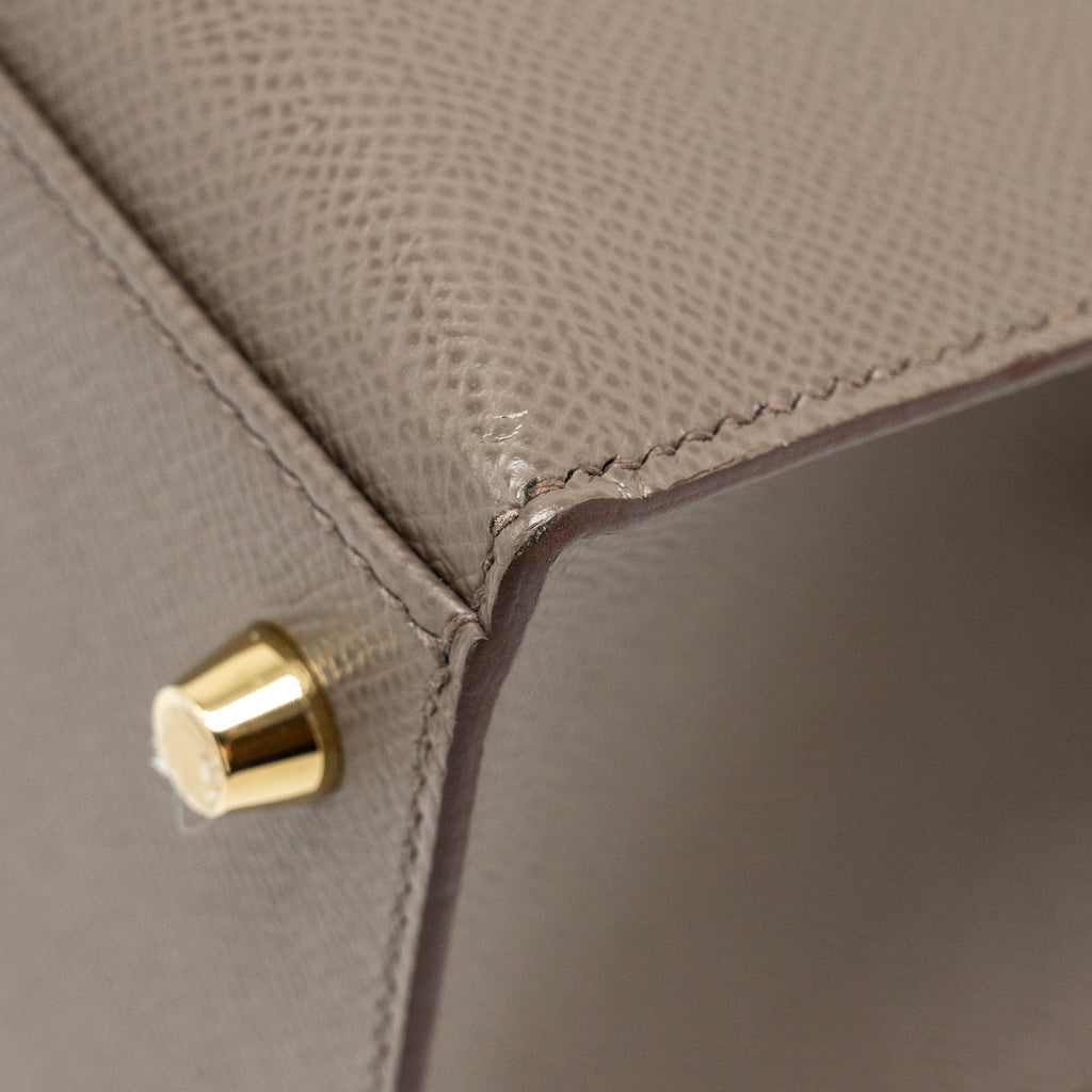 HERMES KELLY 28 EPSOM GRIS ETAIN GHW