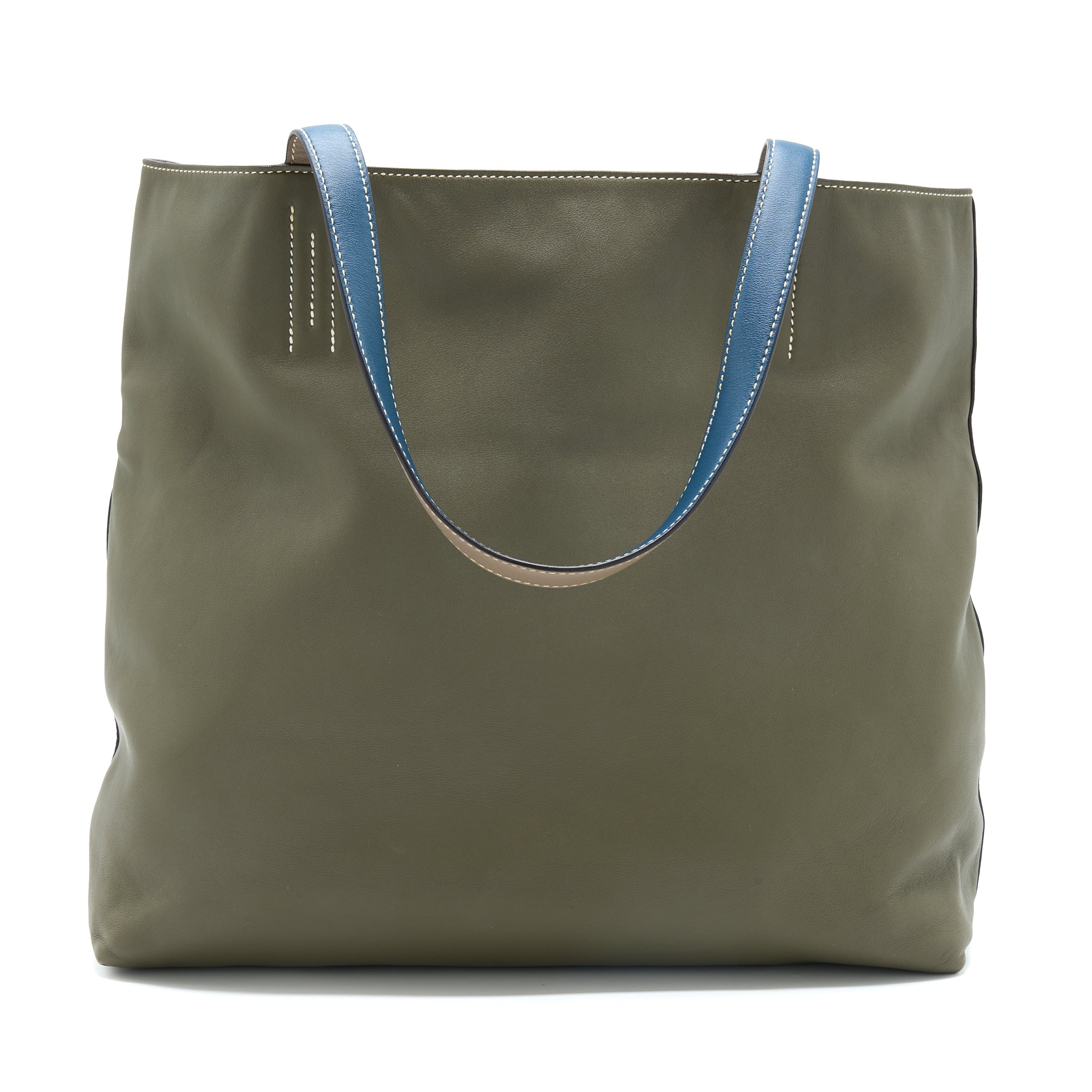 HERMES DOUBLE SENSE BAG DARK ETOUPE/MULTICOLOUR