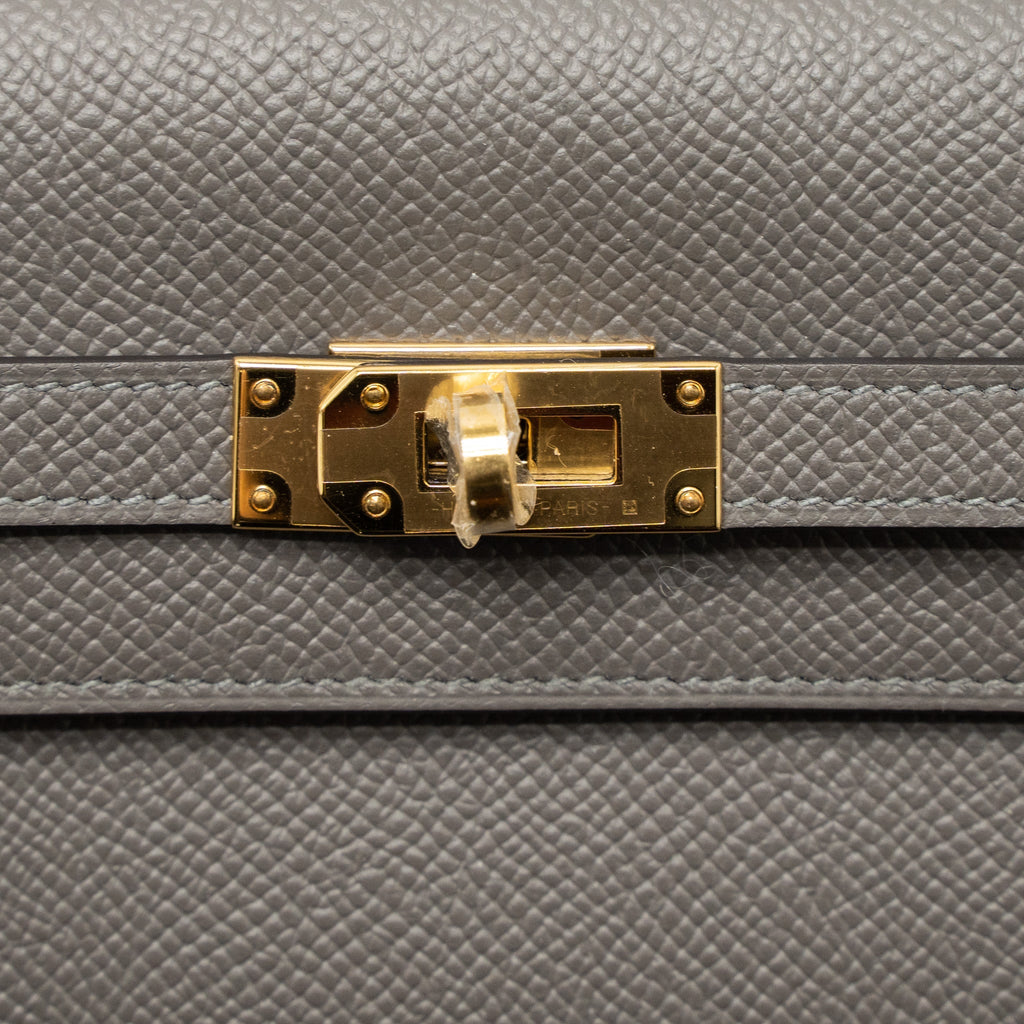 HERMES KELLY TO GO EPSOM GRIS MEYER GHW