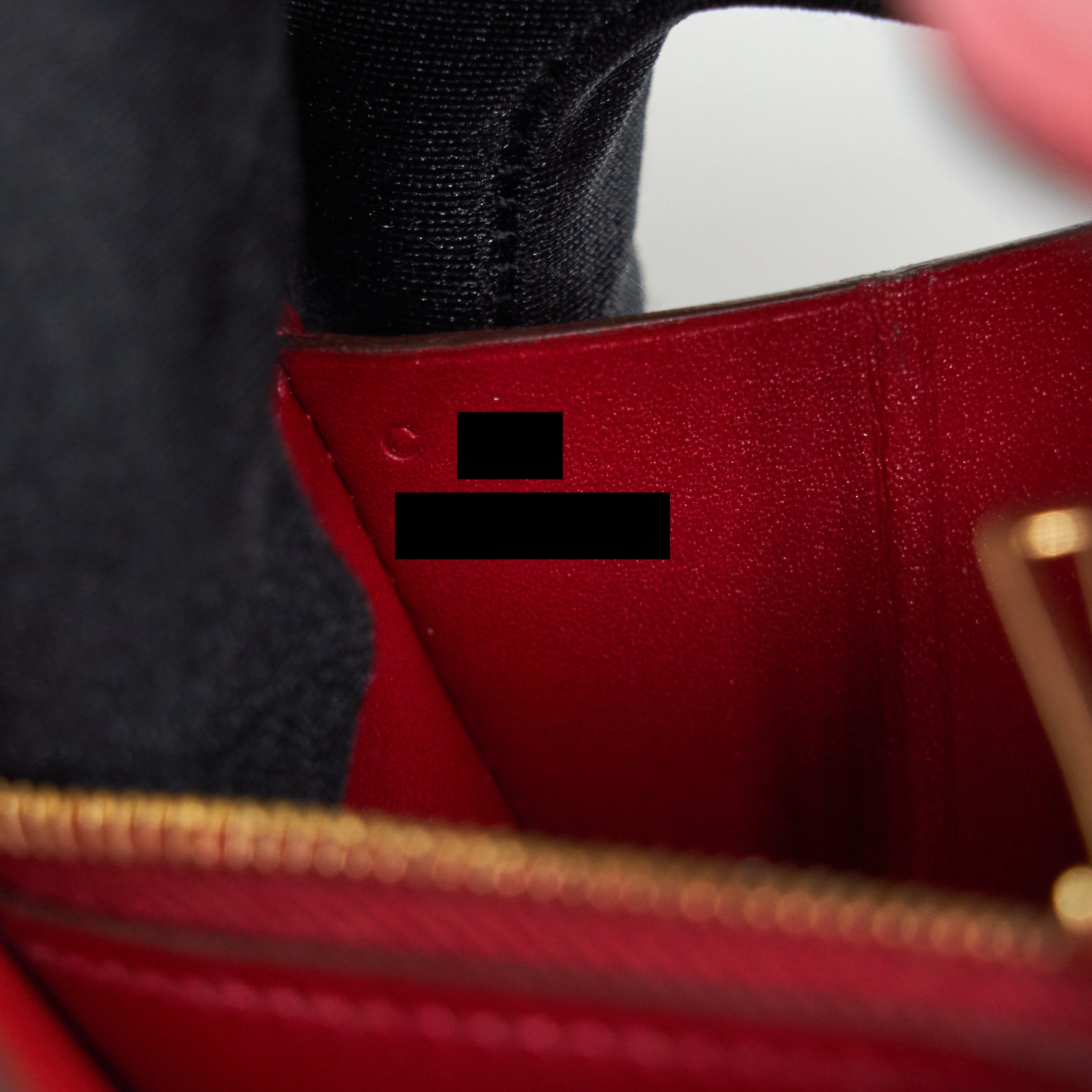 HERMES MINI CONSTANCE WALLET RED WITH GHW