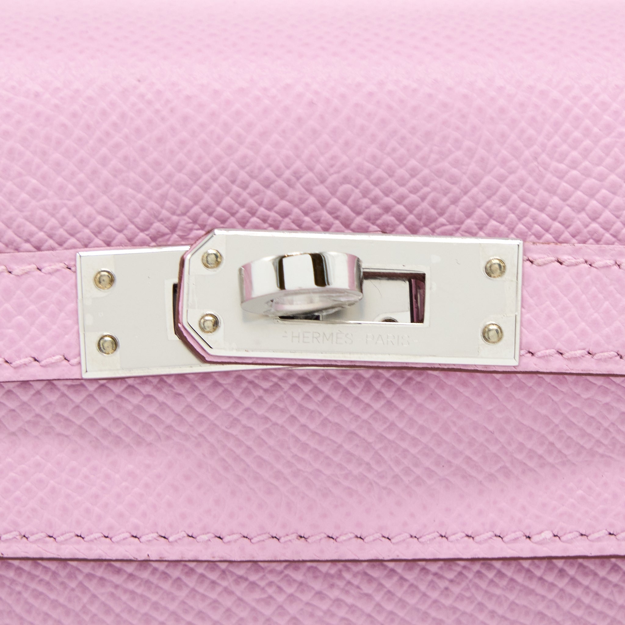 HERMES KELLY 25 EPSOM X9 MAUVE SYLVESTRE SHW
