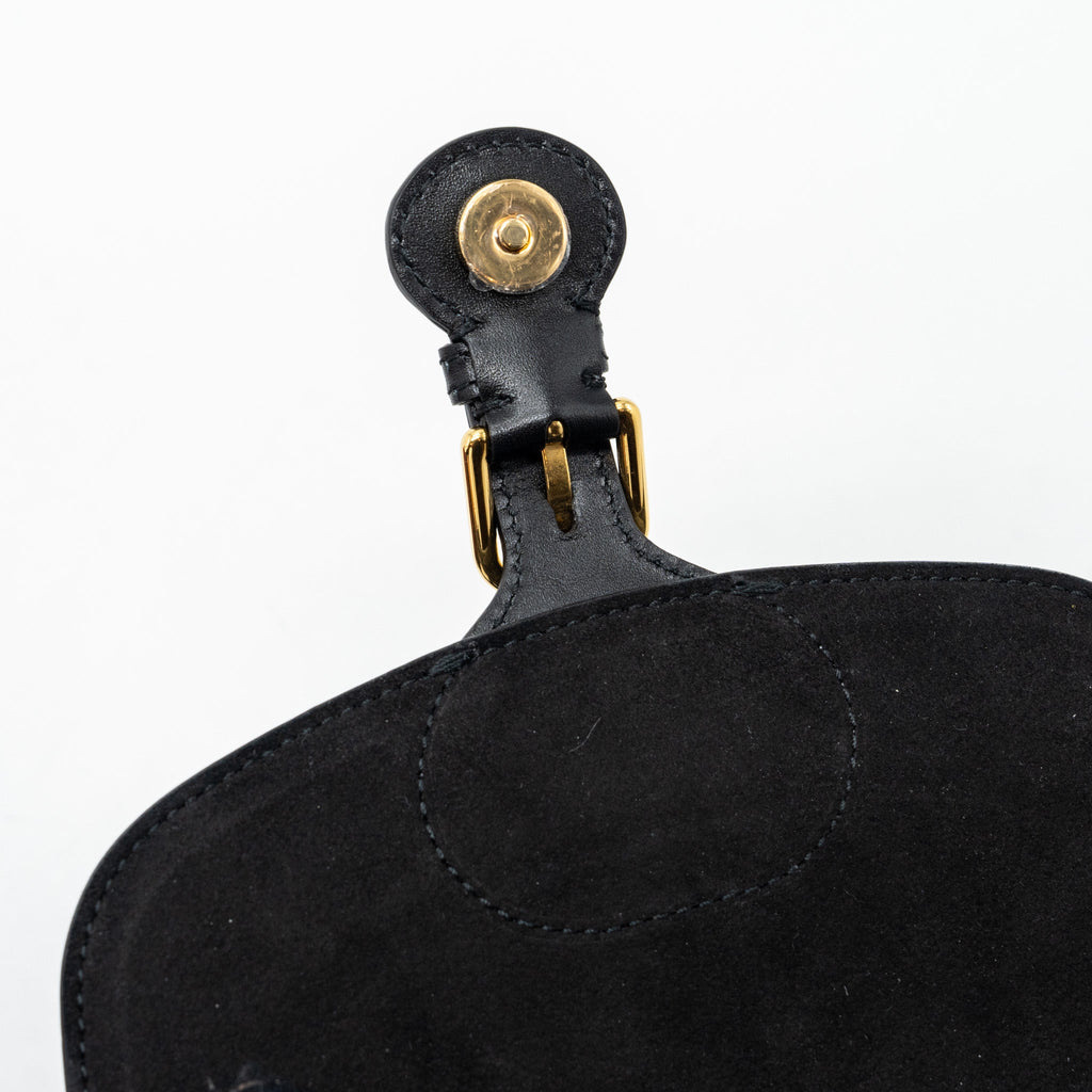 DIOR SMALL BOBBY BAG BOX CALFSKIN BLACK GHW