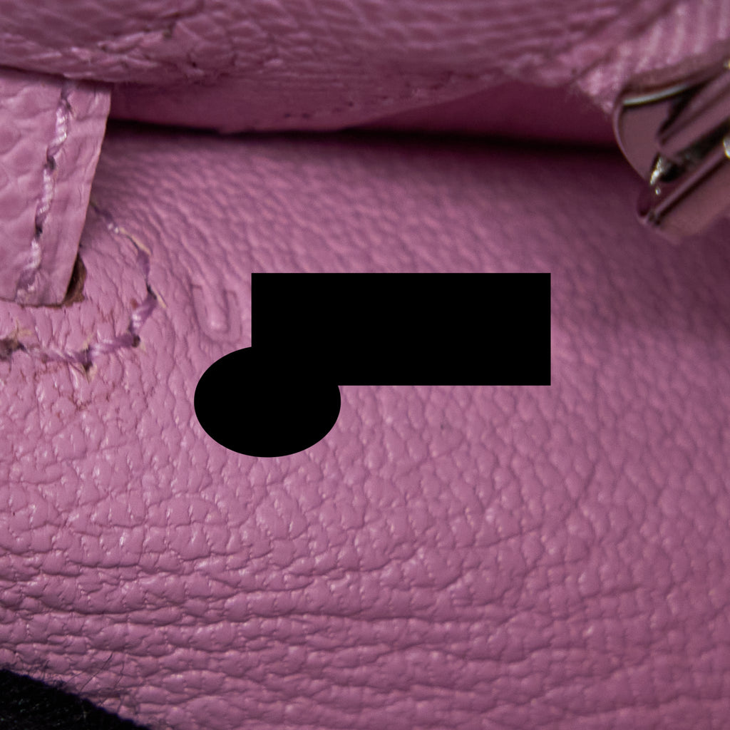 HERMES KELLY 25 EPSOM X9 MAUVE SYLVESTRE SHW