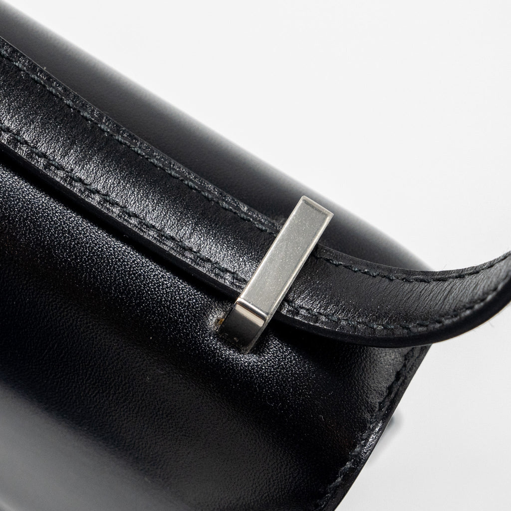 HERMES MINI CONSTANCE BOX CALFSKIN BLACK SHW