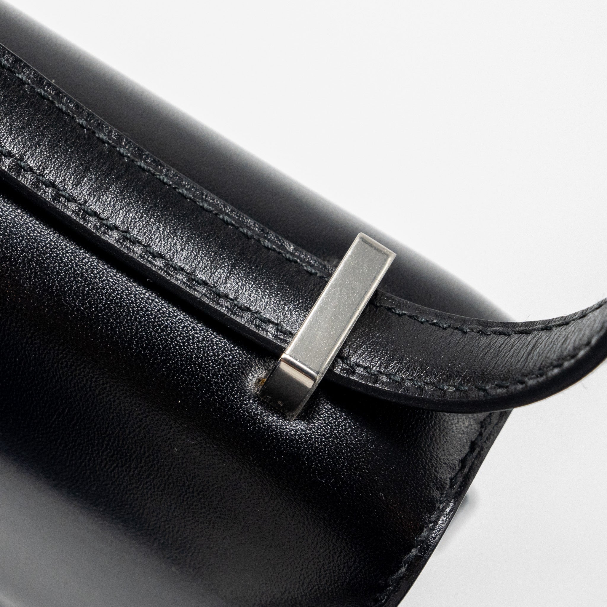 HERMES MINI CONSTANCE BOX CALFSKIN BLACK SHW