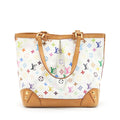 LOUIS VUITTON TOTE BAG WHITE MONOGRAM MULTICOLOUR GHW