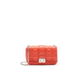 CHRISTIAN DIOR SMALL MISS DIOR FLAP BAG IN CORAL SHW