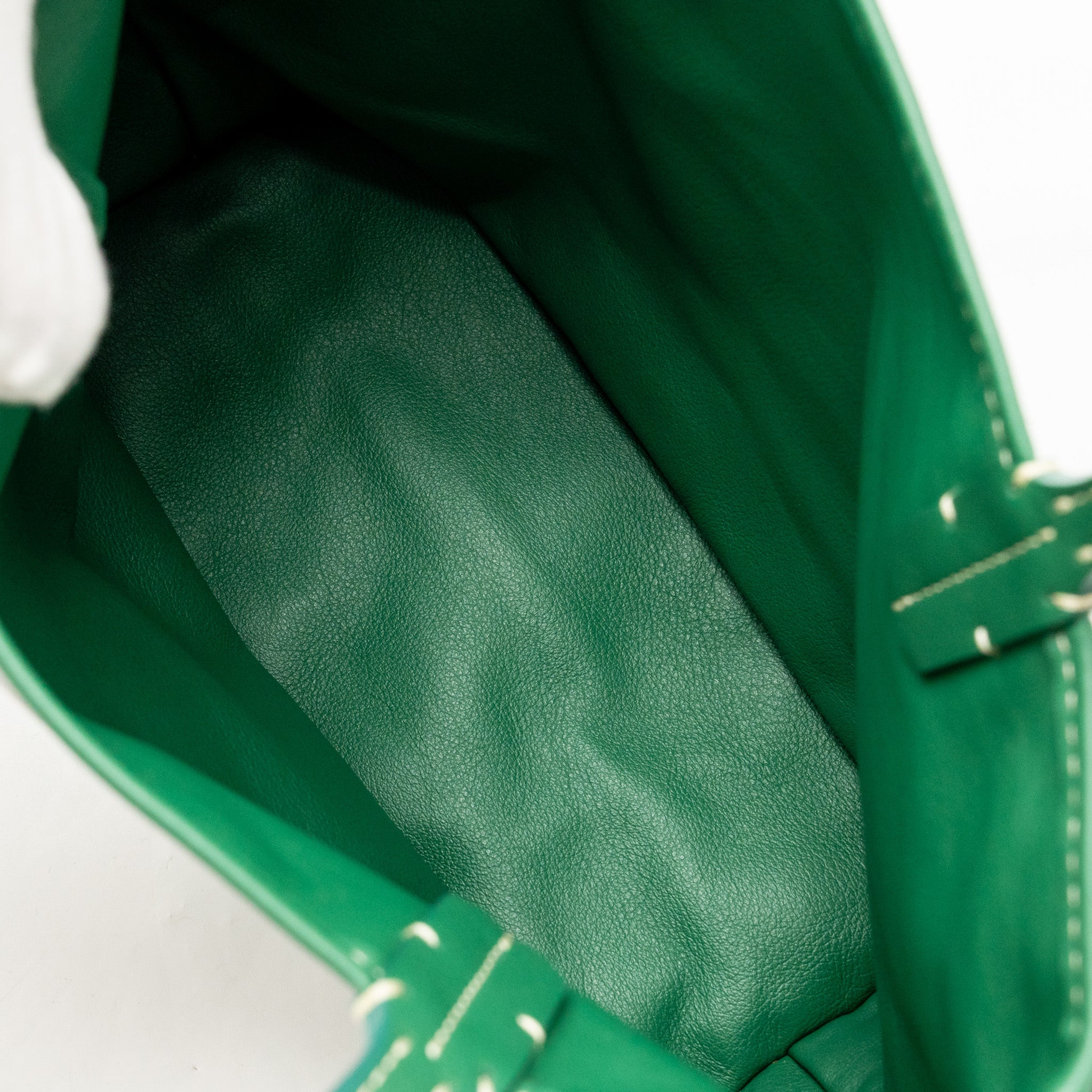 GOYARD MINI ANJOU TOTE BAG GOYARDLINE CANVAS GREEN SHW