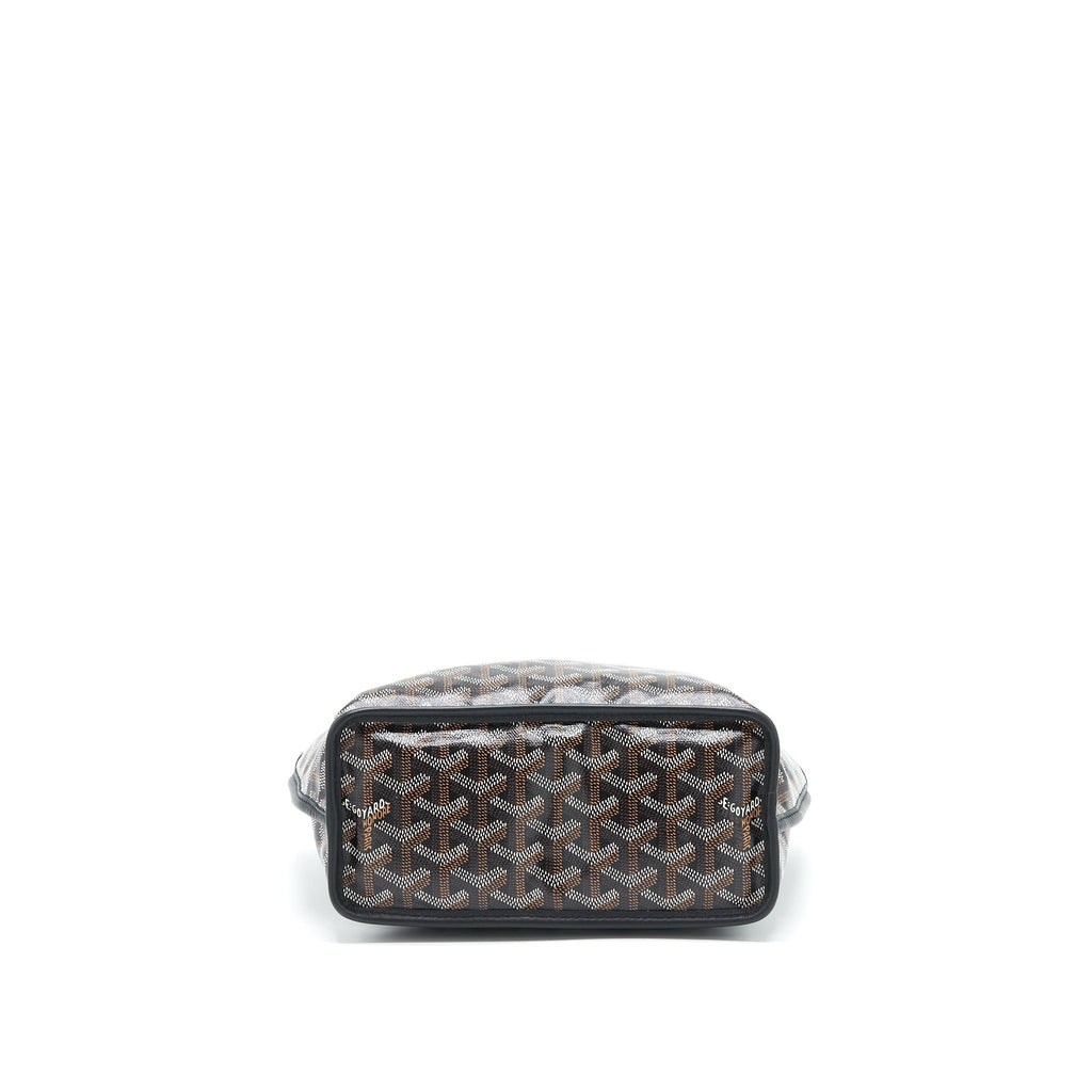 GOYARD ANJOU MINI REVERSIBLE TOTE BLACK/MULTICOLOUR