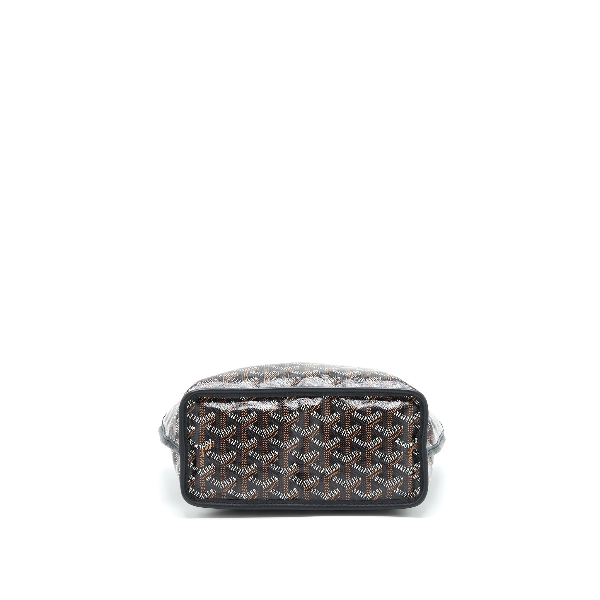 GOYARD ANJOU MINI REVERSIBLE TOTE BLACK/MULTICOLOUR