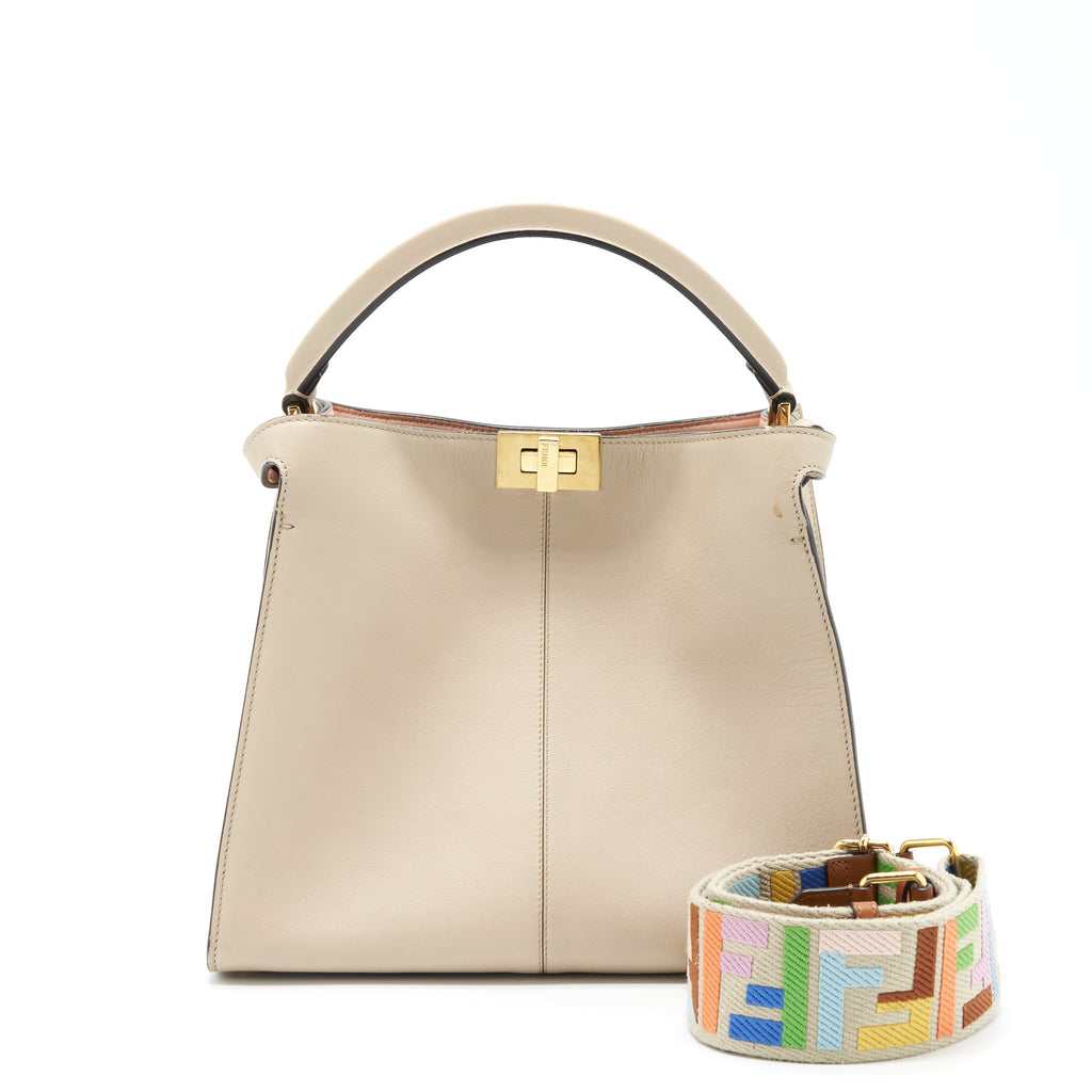FENDI PEEKABOO ICONIC ESSENTIALLY BEIGE GHW