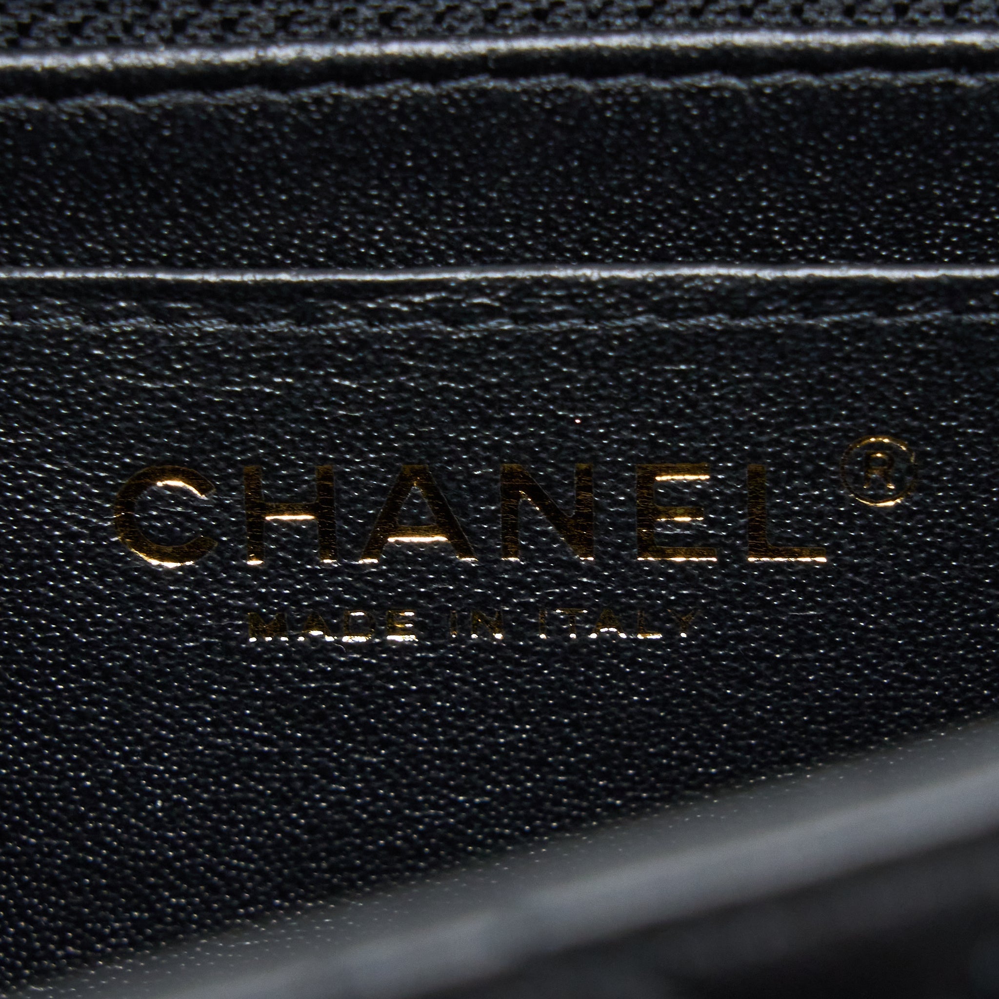 CHANEL MINI SQUARE FLAP BAG LAMBSKIN BLACK LGHW (MICROCHIP)
