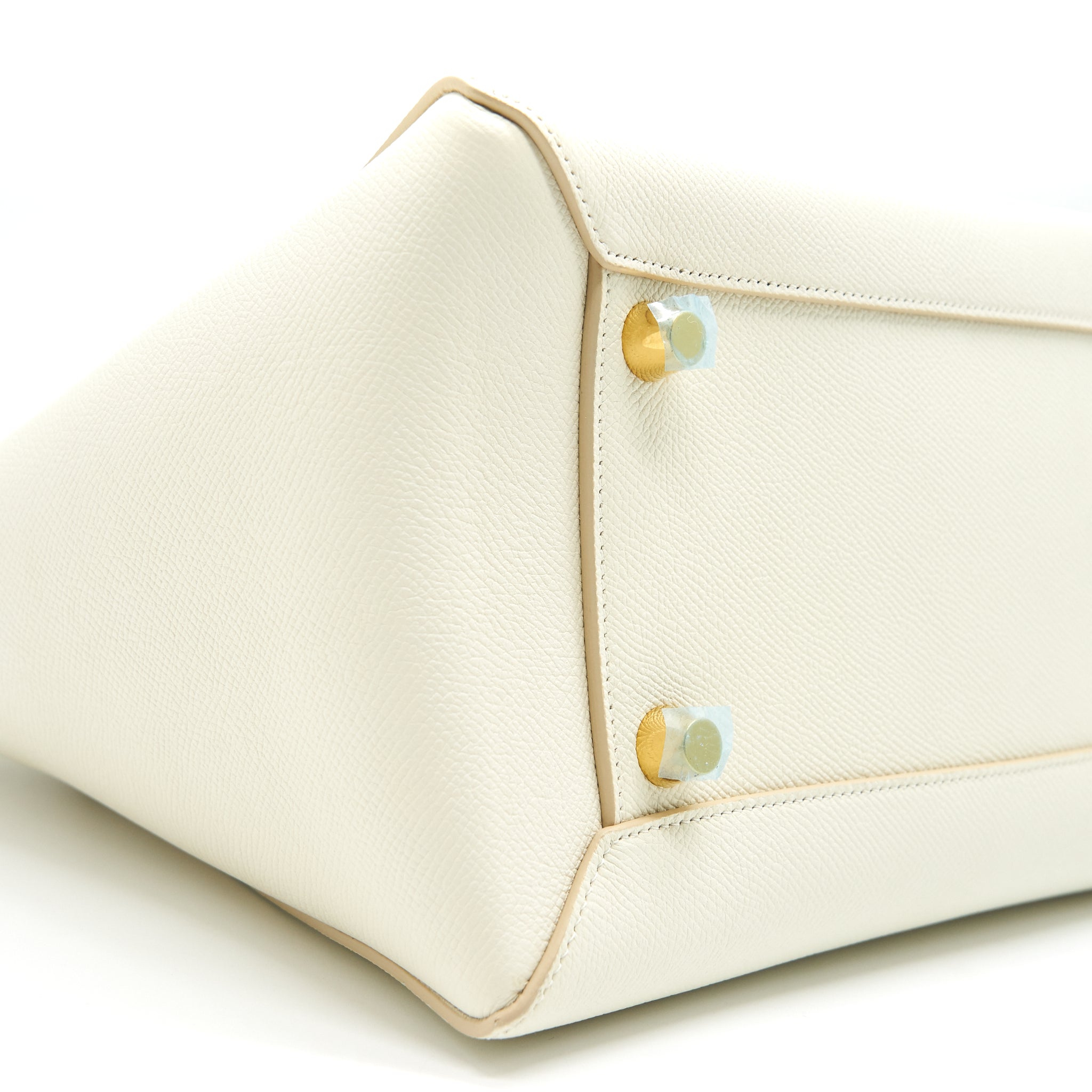 CELINE MINI BELT BAG WHITE WITH GHW