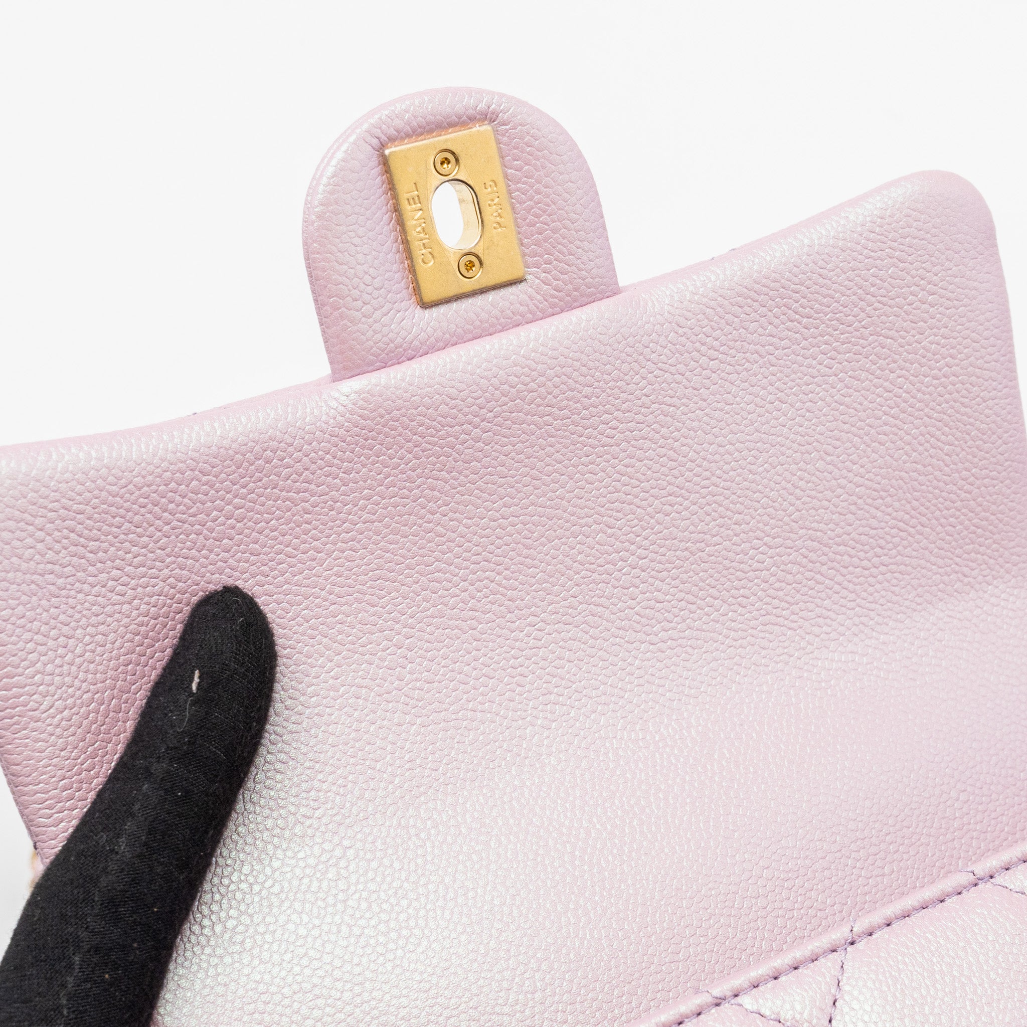CHANEL MY PERFECT MINI SQUARE FLAP BAG CAVIAR PINK GHW (MICROCHIP)